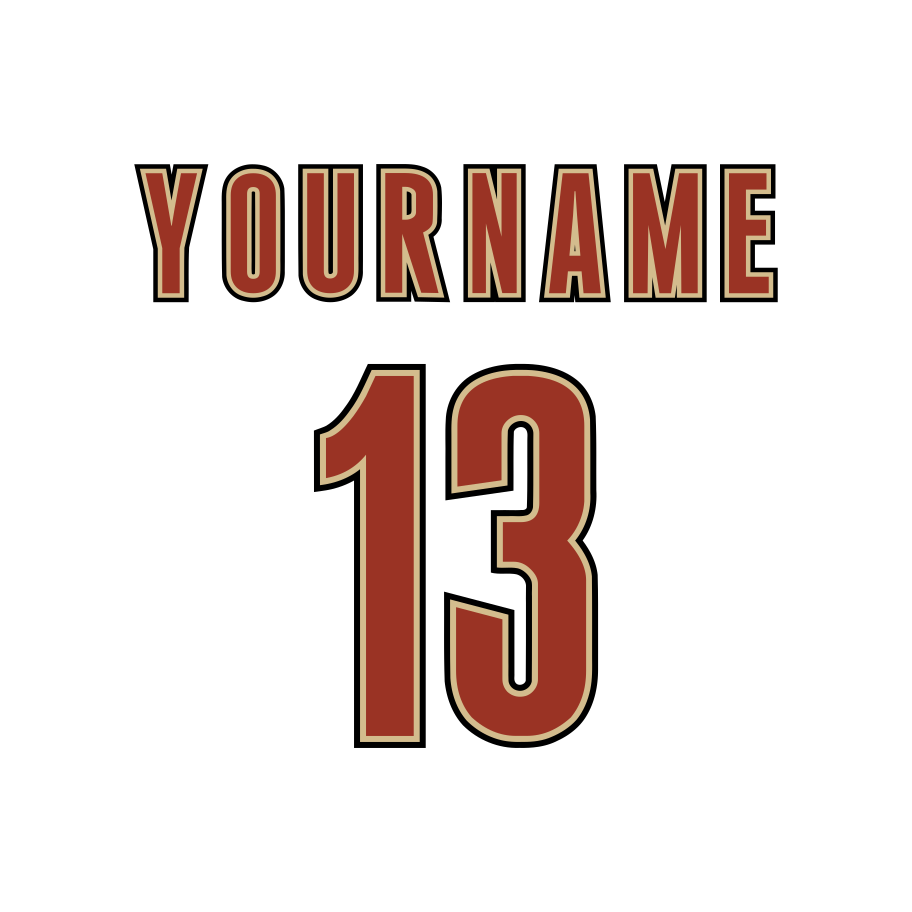 Houston Astros 2000-01 White Alternate Jersey Lettering Kit