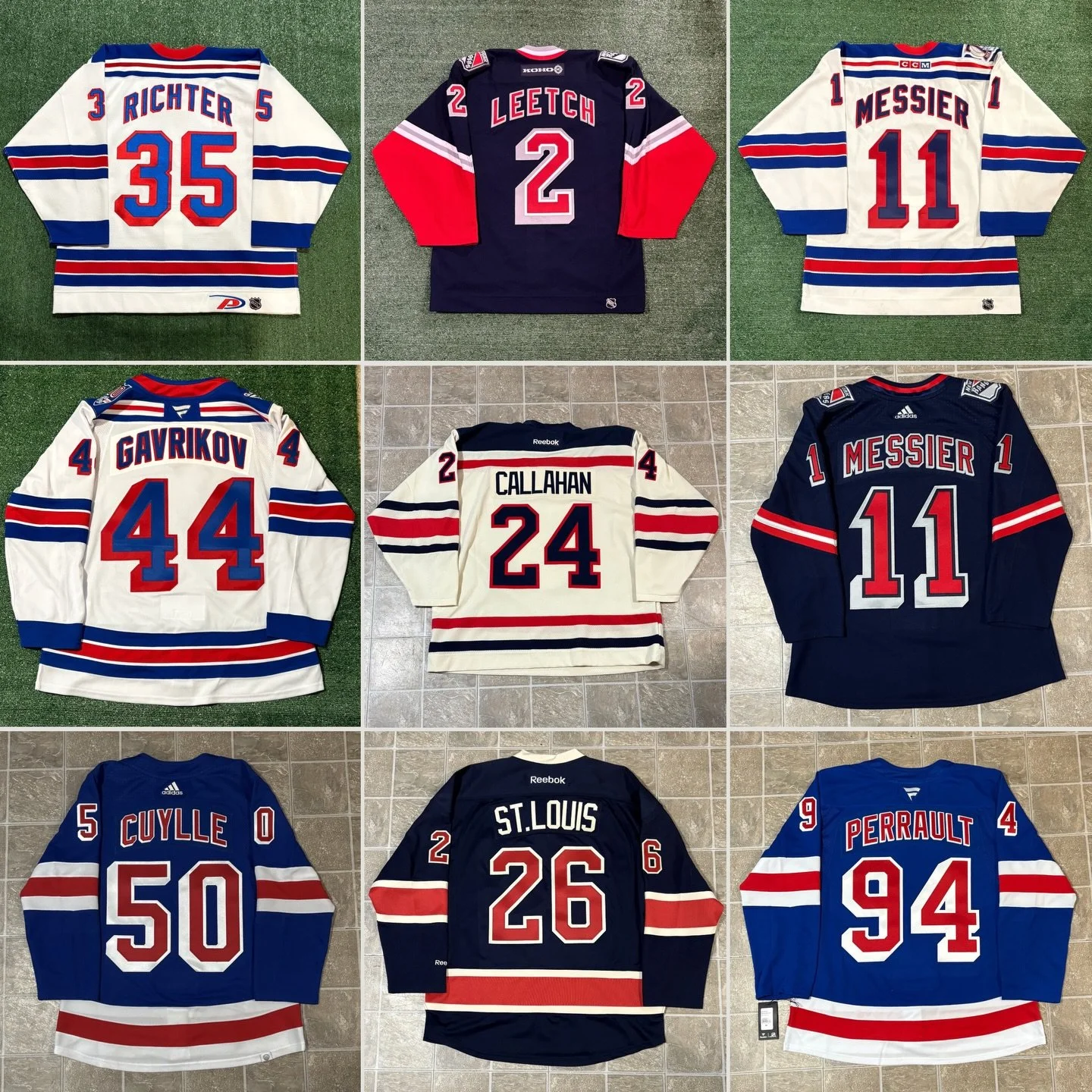 It&rsquo;s been so long since I last posted that I can make a whole post about my recent Rangers customizations! These all have came through the shop over the last 4ish months.

Felt right to post these after the Winter Classic W!

ALL kits made in-h