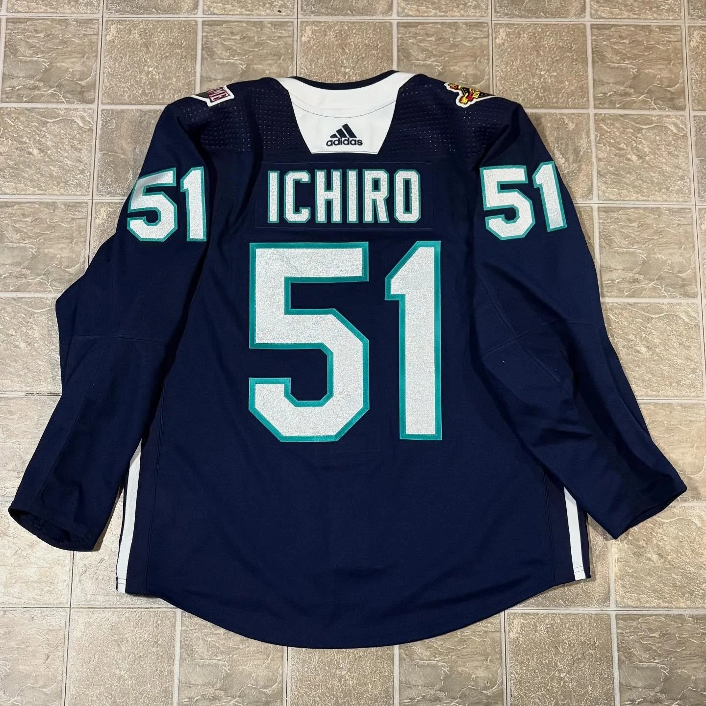 In honor of his recent Hall of Fame induction AND number retirement, here&rsquo;s a custom 2001-style Ichiro Mariners hockey jersey

Name and numbers cut by my laser

#ichiro #mariners #seattle #seattlemariners #jersey #nhl #hockey #hockeyjersey #nhl