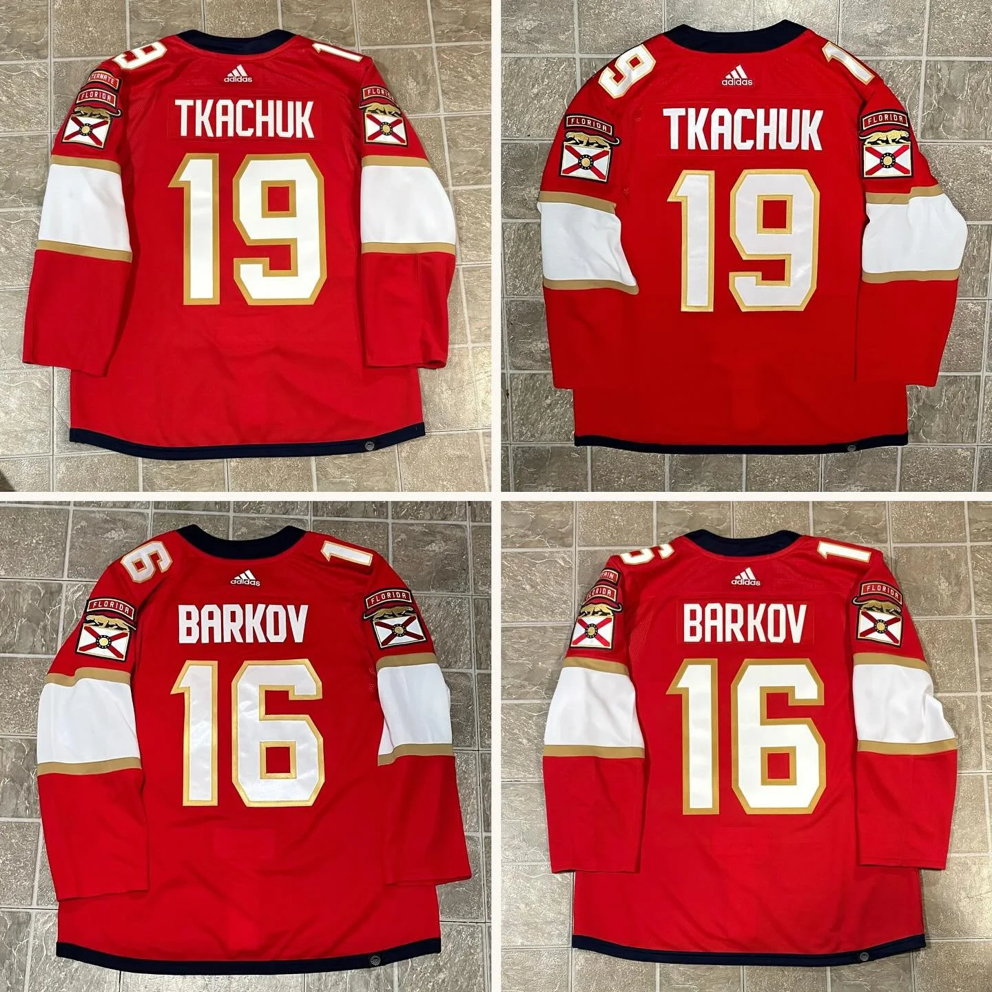 Here&rsquo;s pair of Panthers jerseys that got a new life. These came through the shop twice. The first time, about 11 months ago, I added very poorly made kits that multiple people tipped me off to. About 9 months later, those kits were removed, new