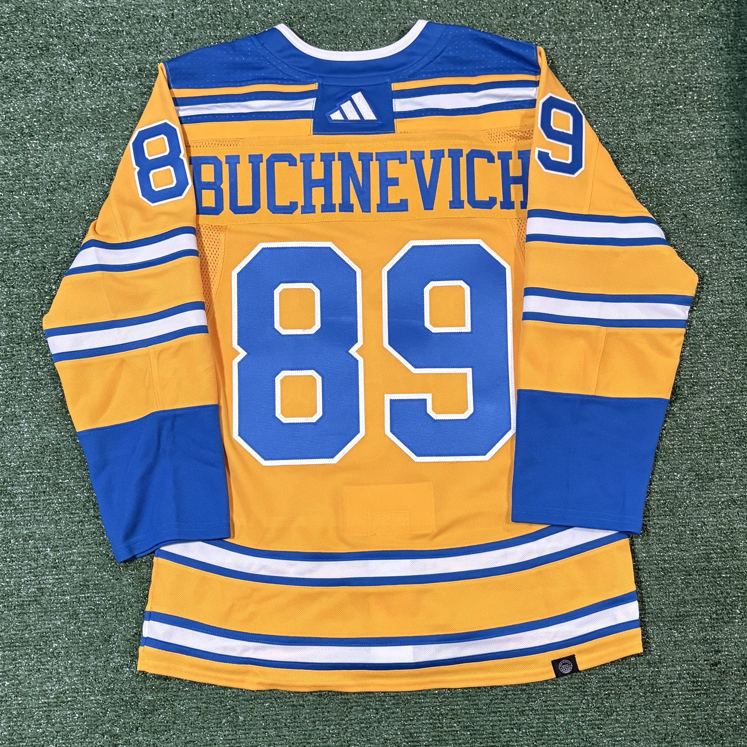 Pavel Buchnevich St. Louis Blues Adidas Reverse Retro 2.0 Jersey - Sz. 46