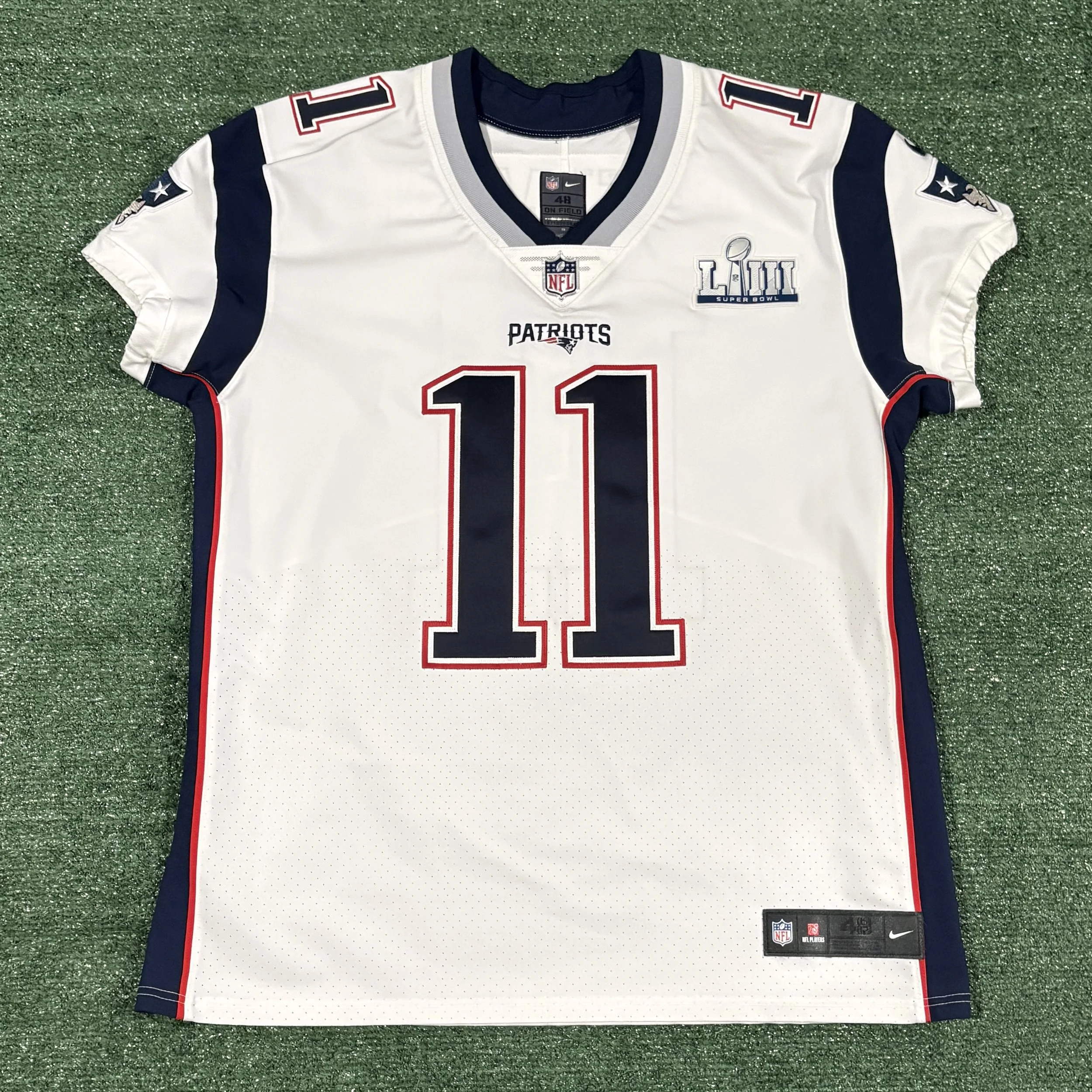 Julian Edelman New England Patriots Nike Vapor Elite Super Bowl Jersey - Sz. 48
