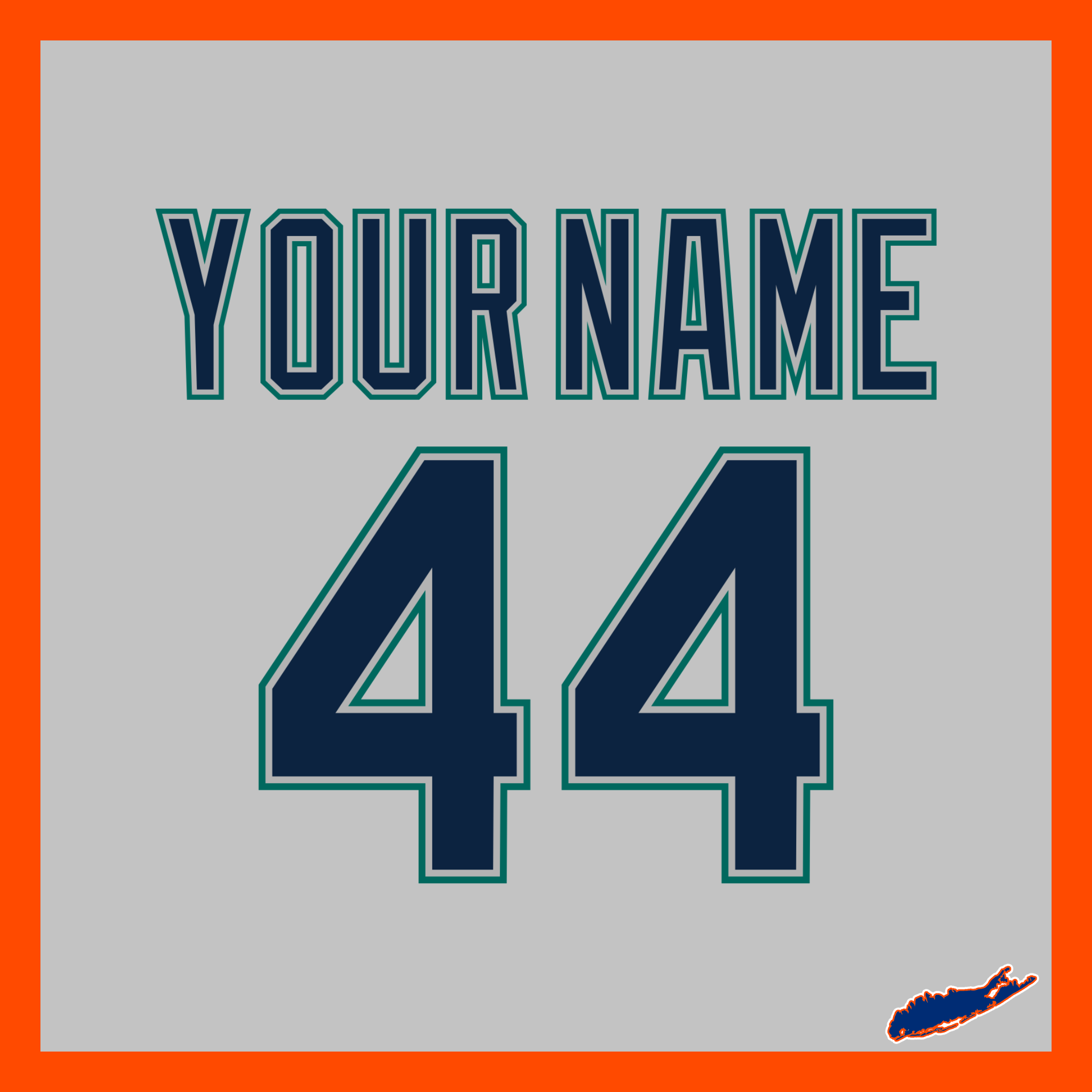 Seattle Mariners Custom Lettering Kit for 2015-22 Road Jersey — Island ...