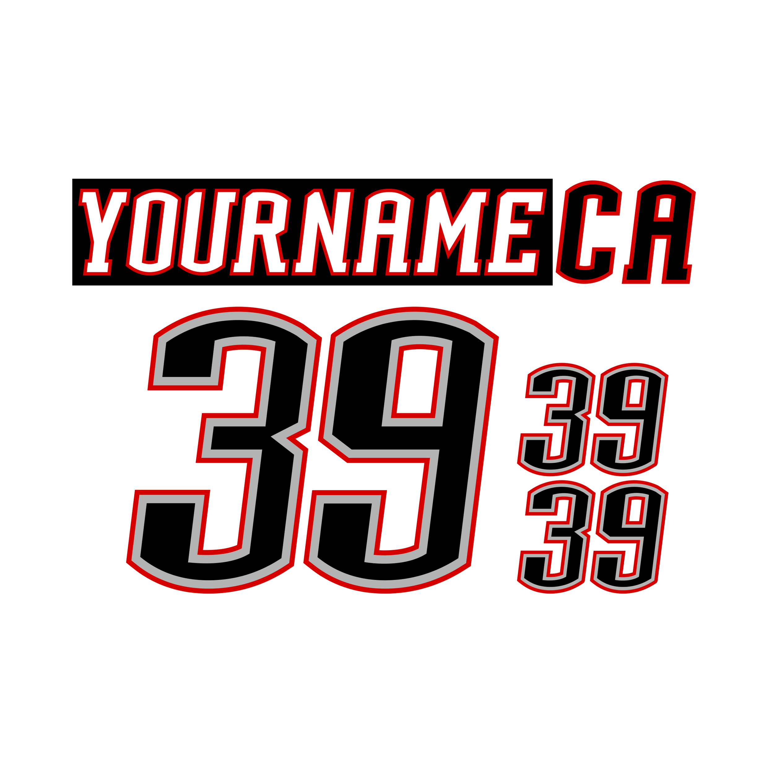 Buffalo Sabres 1996-2006 White Jersey Lettering Kit