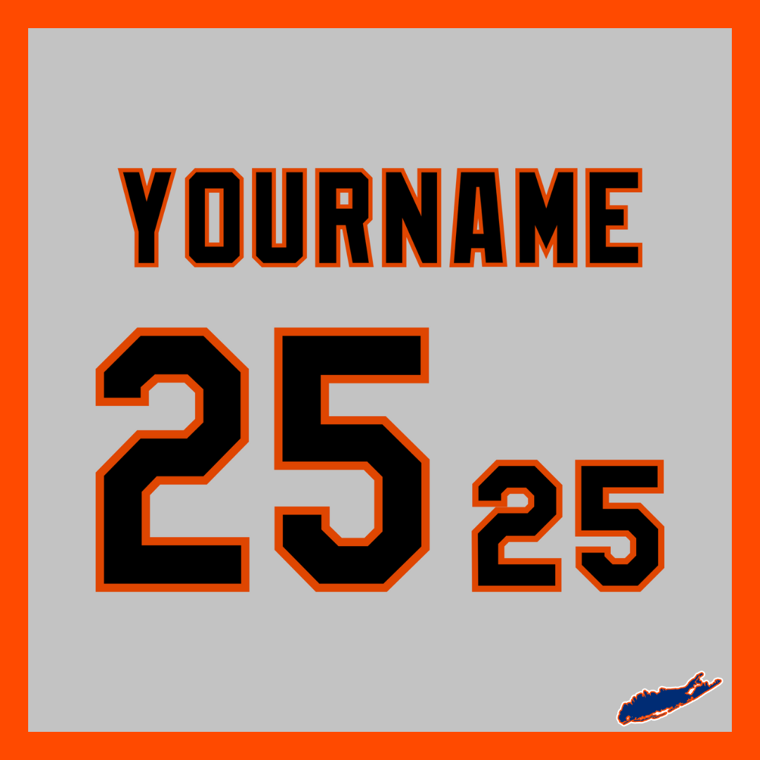 Baltimore Orioles Custom Lettering Kit for 2000-23 Black Jersey ...