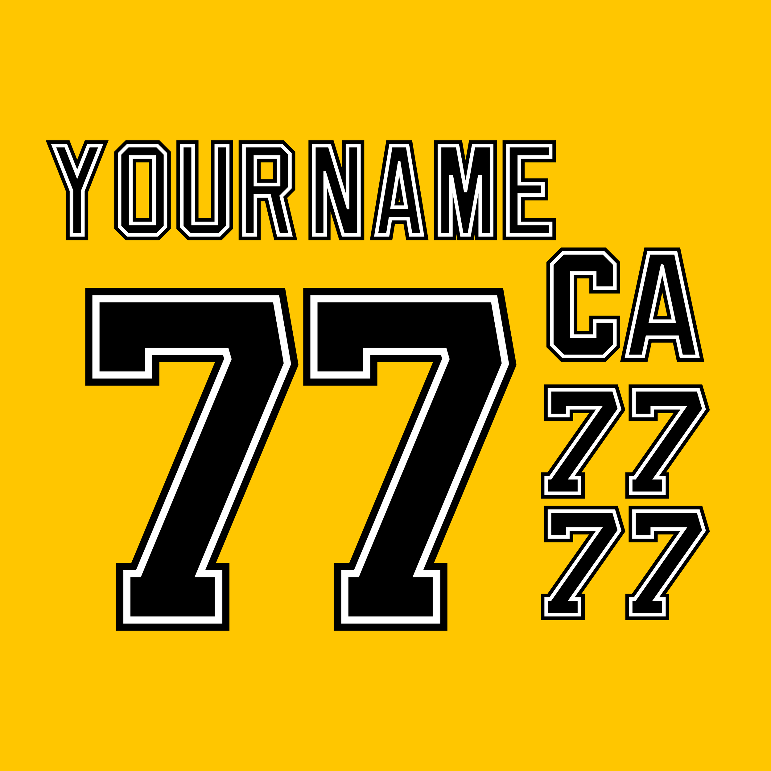 Boston Bruins 2000-06 "Pooh Bear" Jersey Lettering Kit