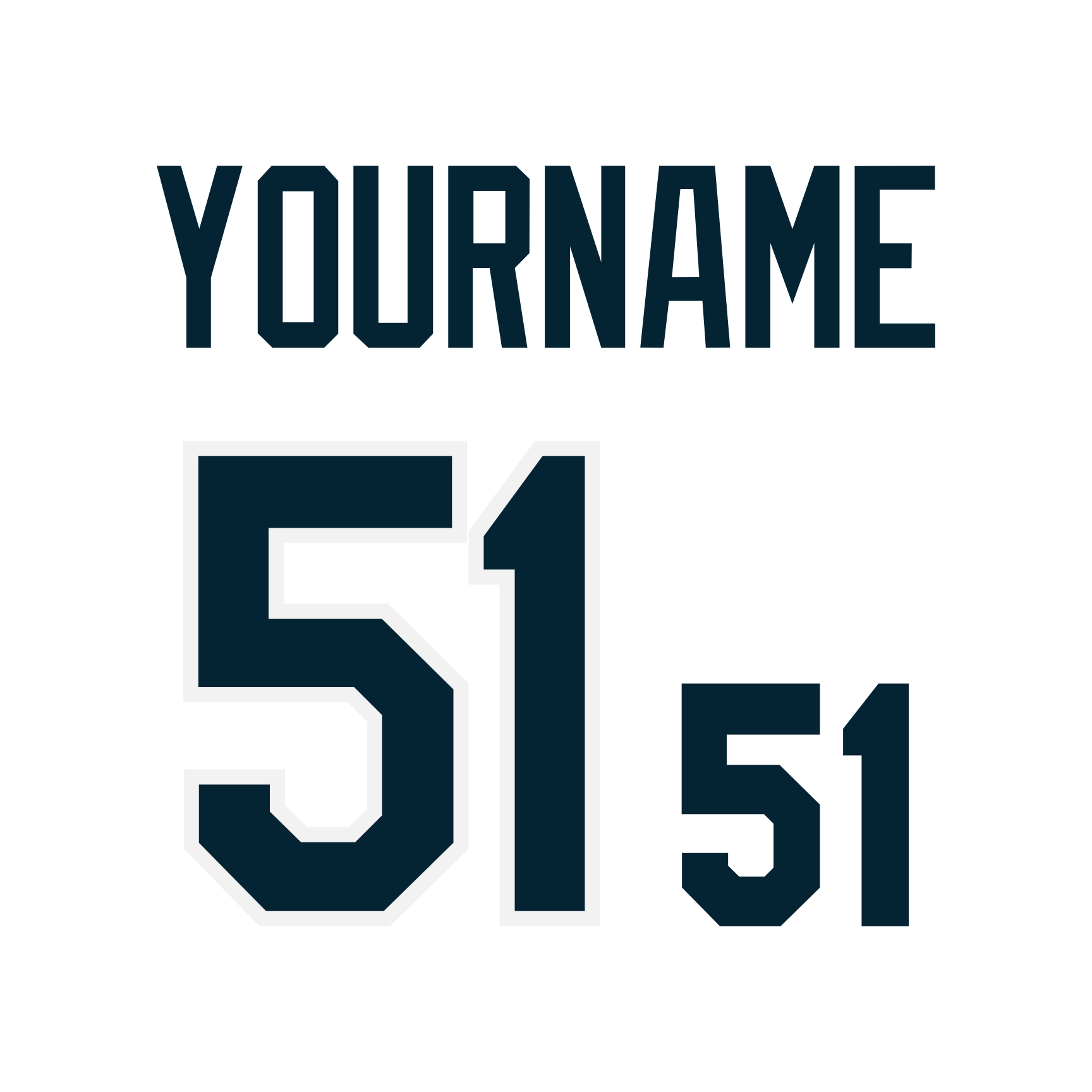 San Diego Padres 1998-2003 Blue Jersey Lettering Kit