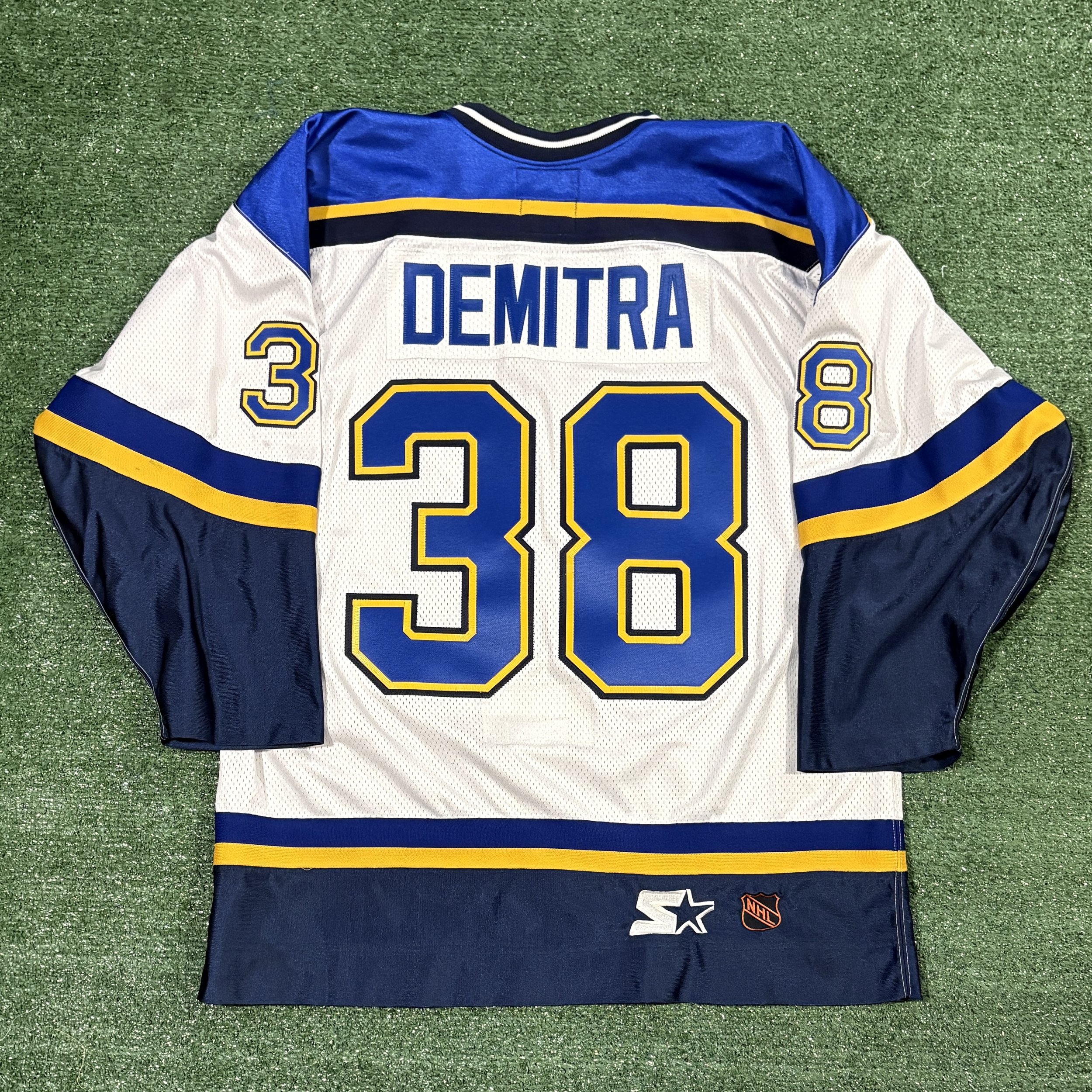 Pavol Demitra St. Louis Blues Starter Authentic White Jersey - Sz. 48-R