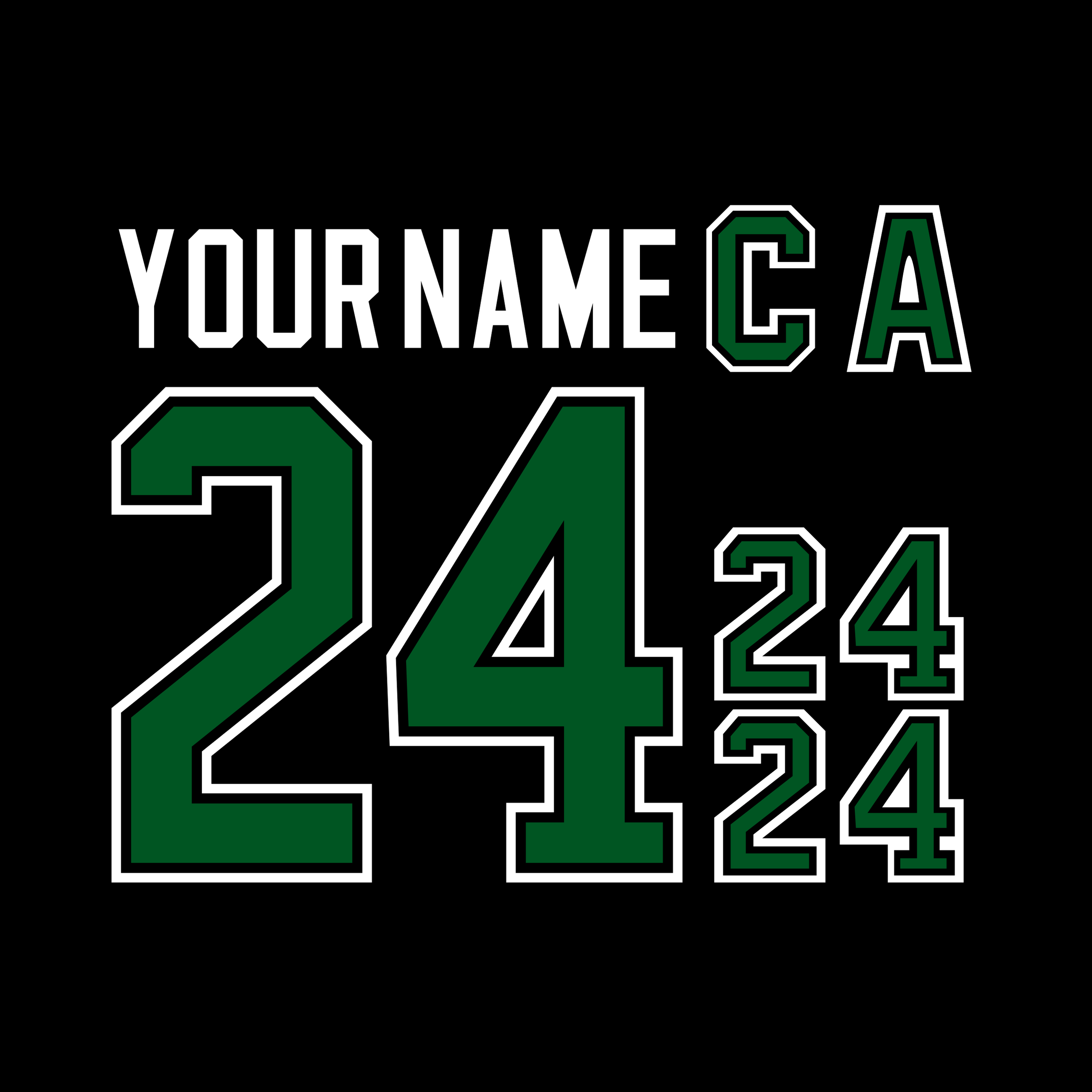 Minnesota North Stars 1991-94 Black Jersey Lettering Kit