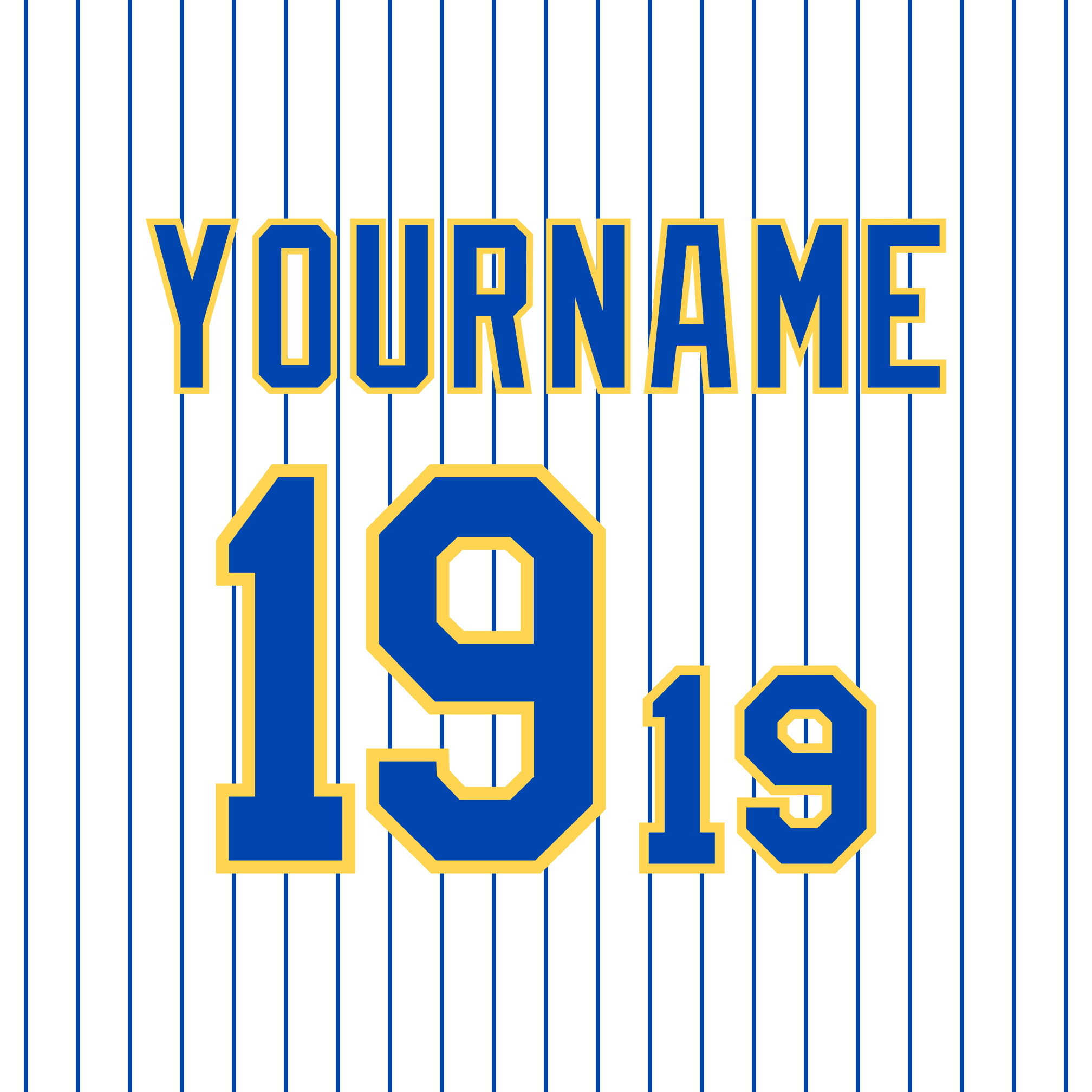 Milwaukee Brewers 1992-93 White Jersey Lettering Kit