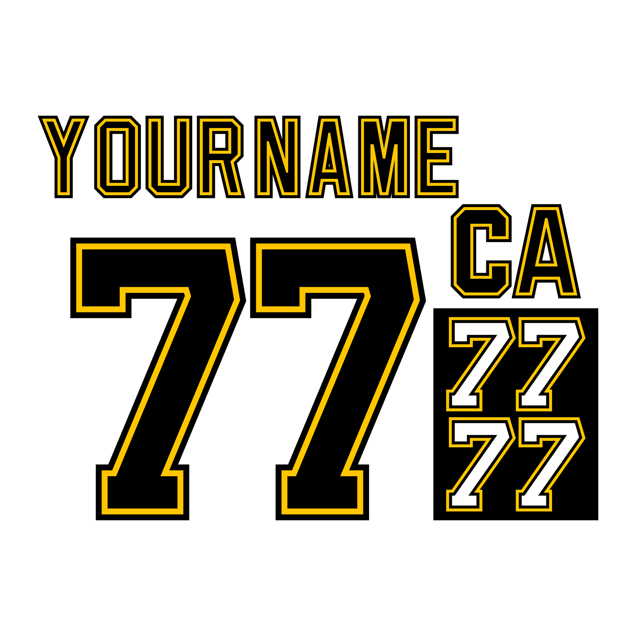 Boston Bruins 2000-07 White Jersey Lettering Kit