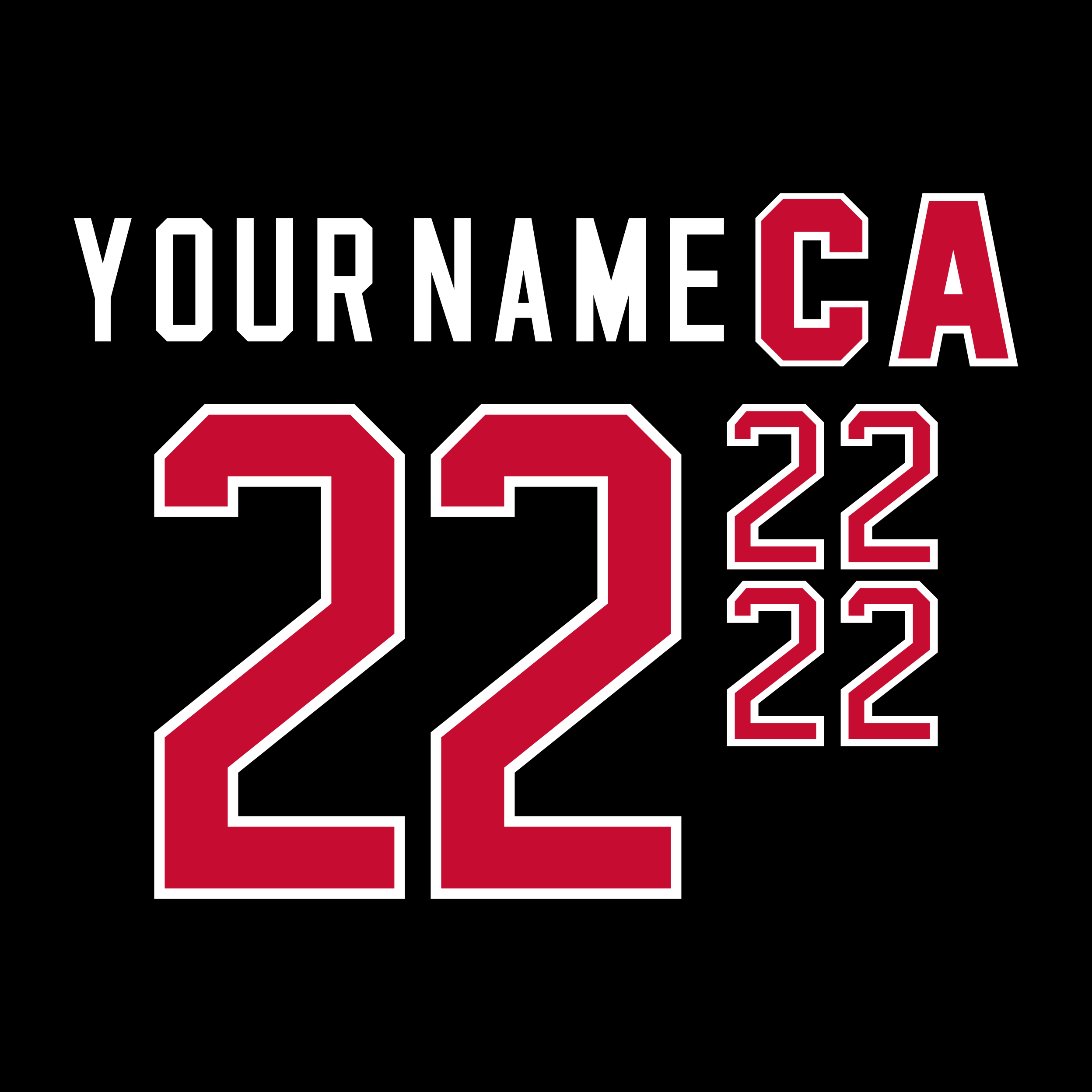 Ottawa Senators 1992-93 Black Jersey Lettering Kit
