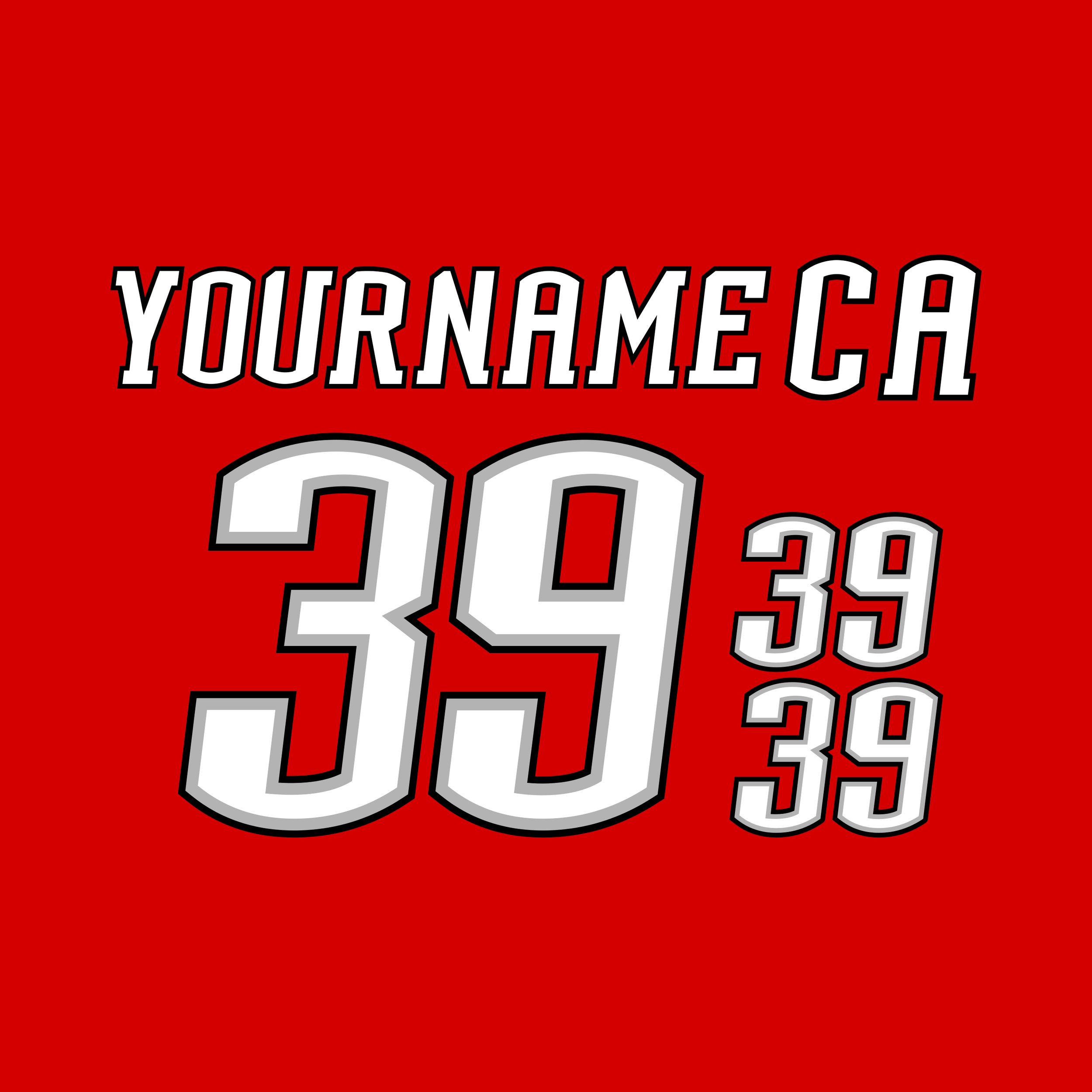 Buffalo Sabres 2000-06 Red Jersey Lettering Kit