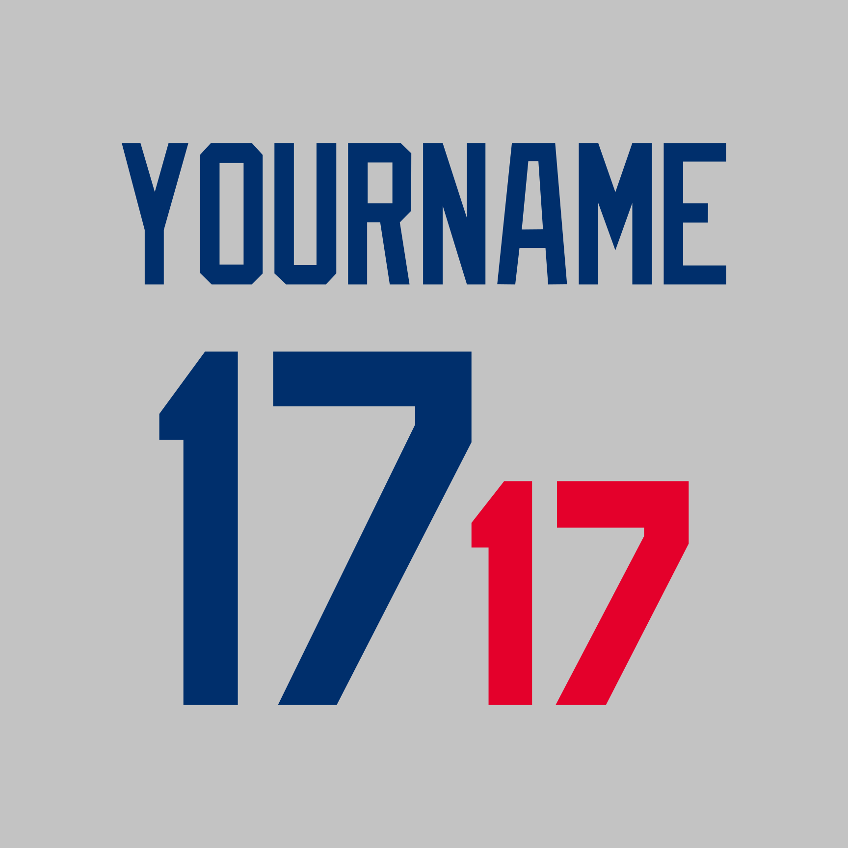 Los Angeles Dodgers 2007-Present Gray Jersey Lettering Kit