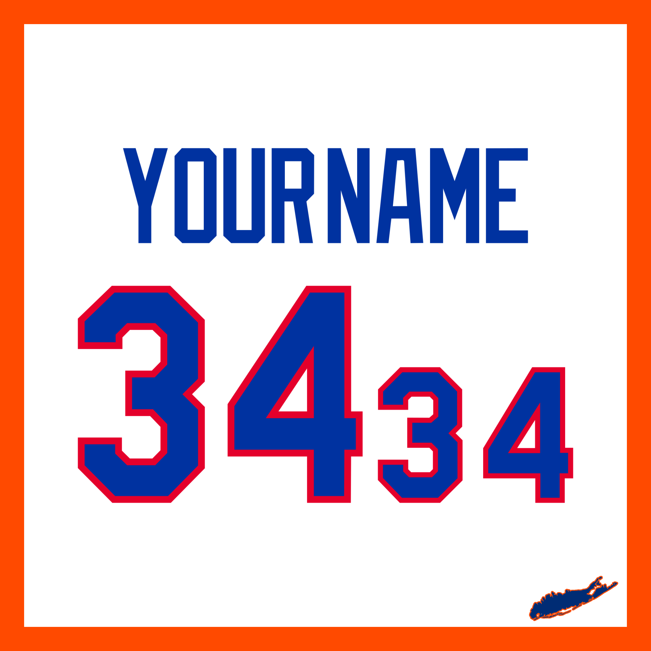 Texas Rangers Custom Lettering Kit for 1986-93 Home Jersey — Island Jerseys