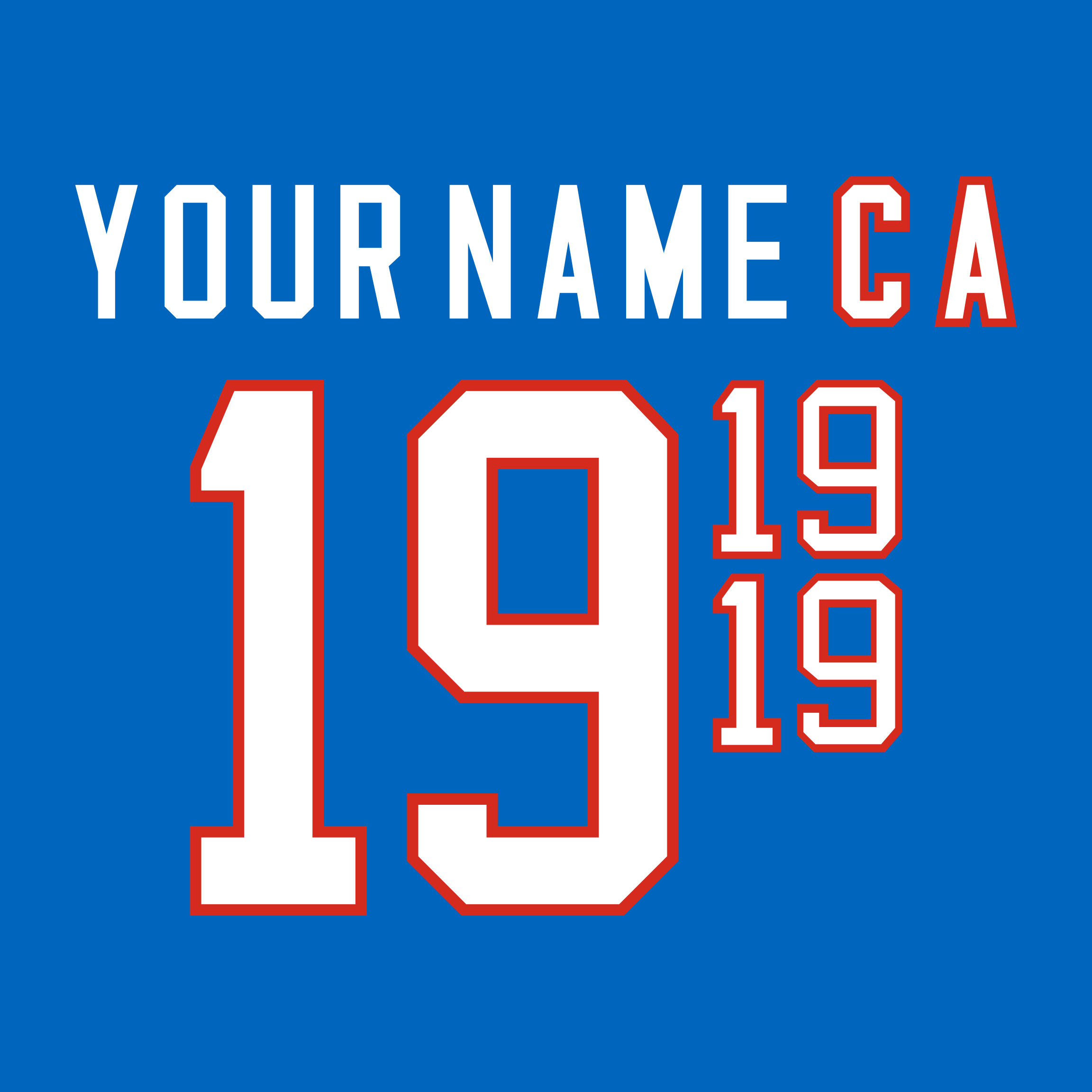 Quebec Nordiques 1991-95 Blue Jersey Lettering Kit