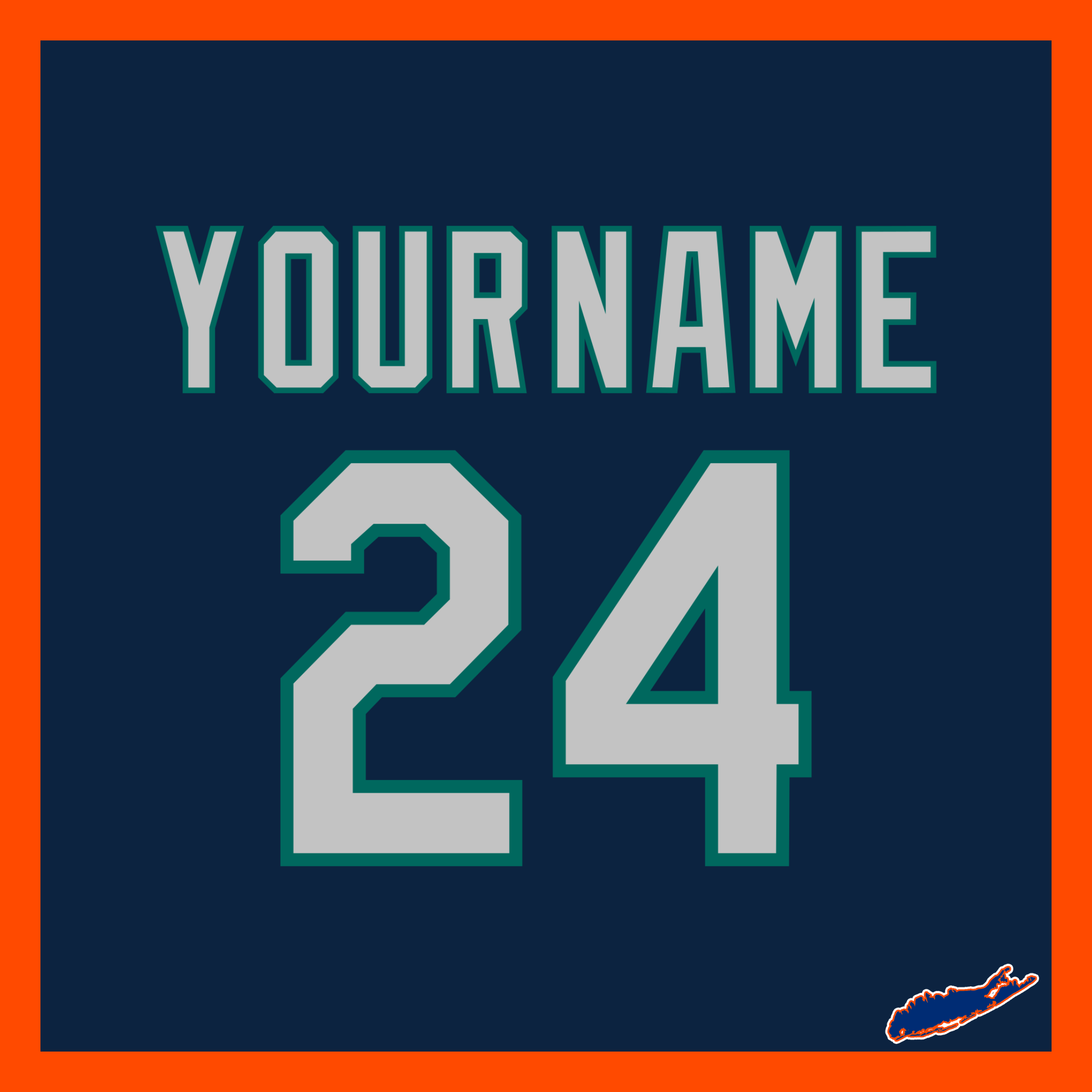 Seattle Mariners Custom Lettering Kit for 2015-22 Road Jersey — Island ...