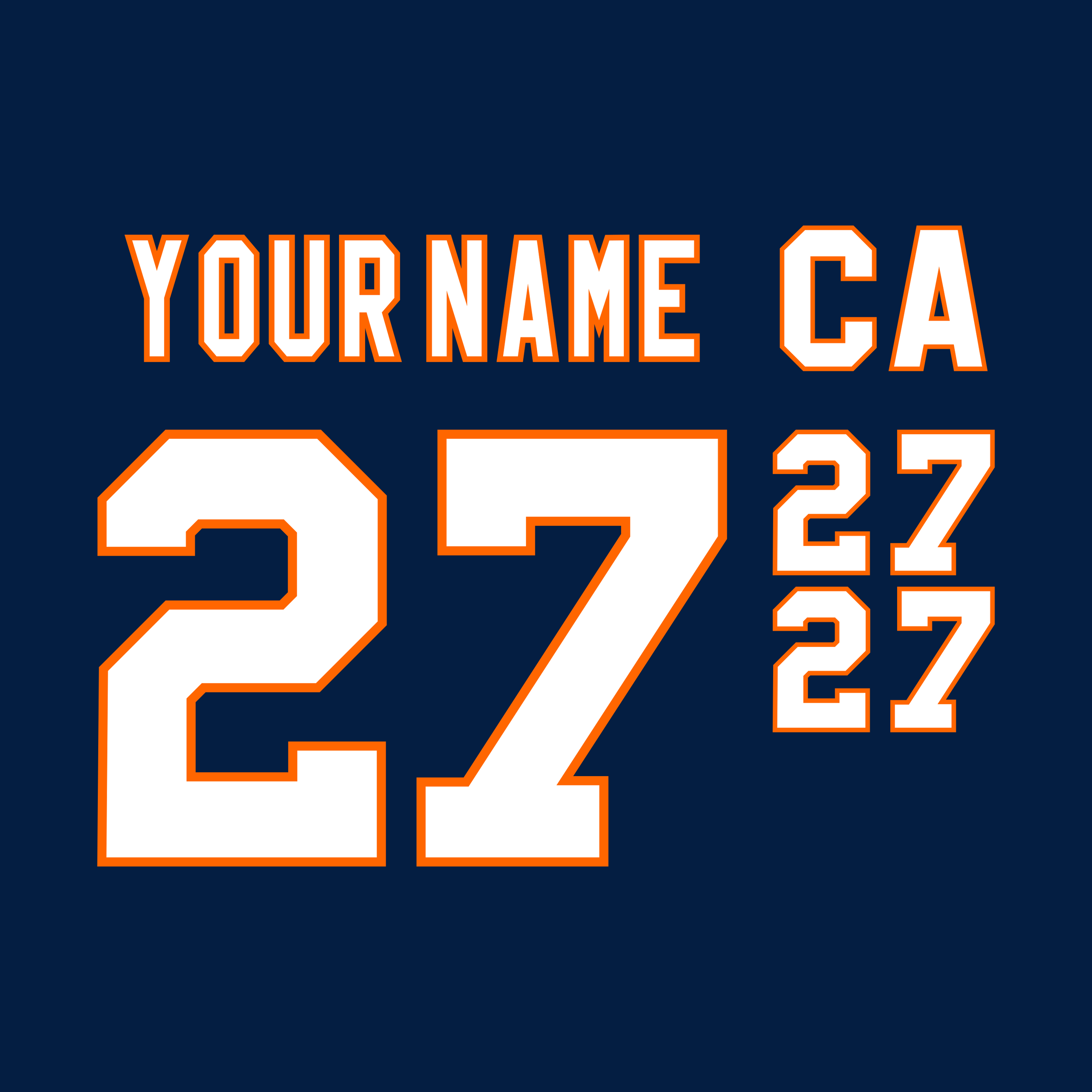 New York Islanders Reverse Retro 1.0 Jersey Lettering Kit