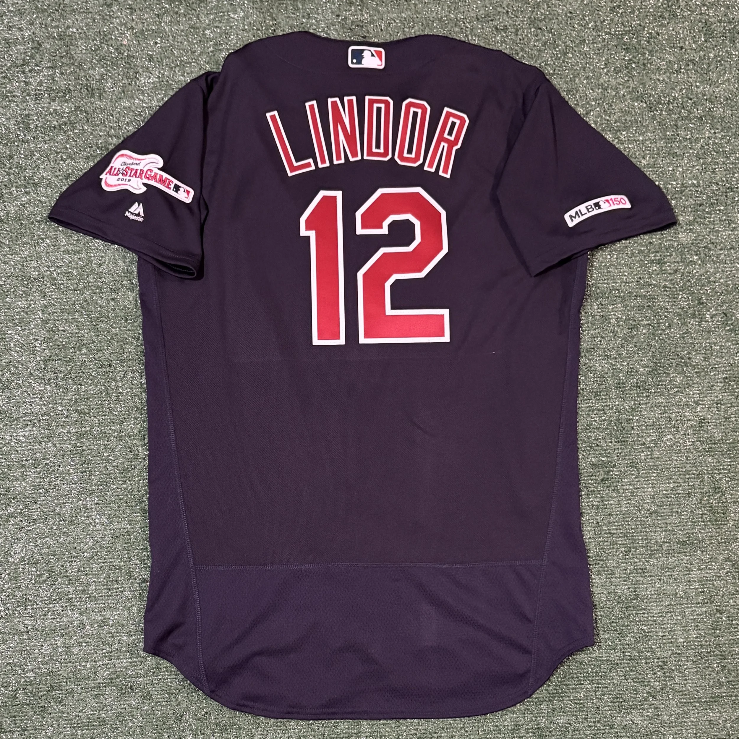 Francisco Lindor Cleveland Indians Majestic Flex Base 2019 Jersey - Sz. 44