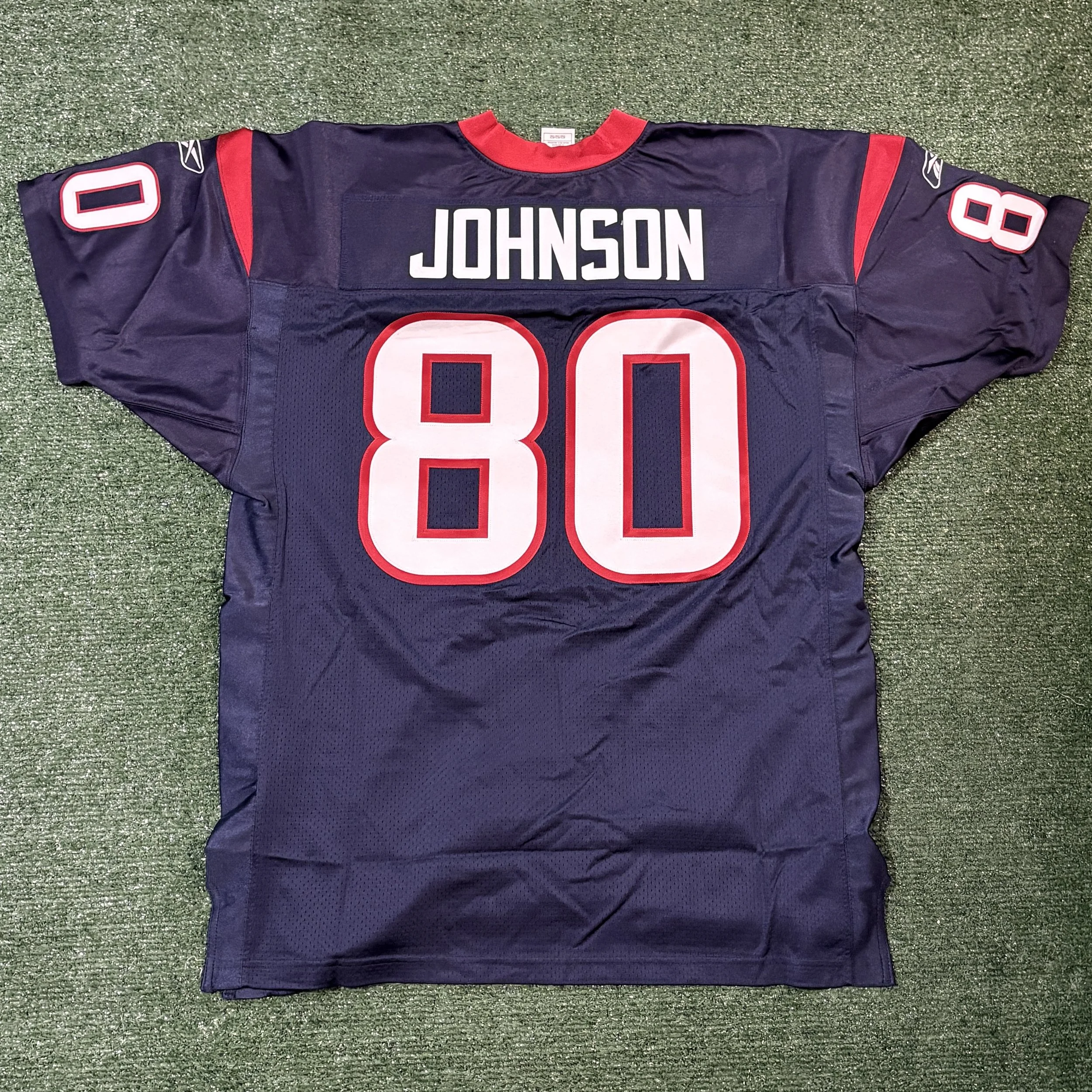 Andre Johnson Houston Texans Reebok Authentic Blue Jersey - Sz. 52