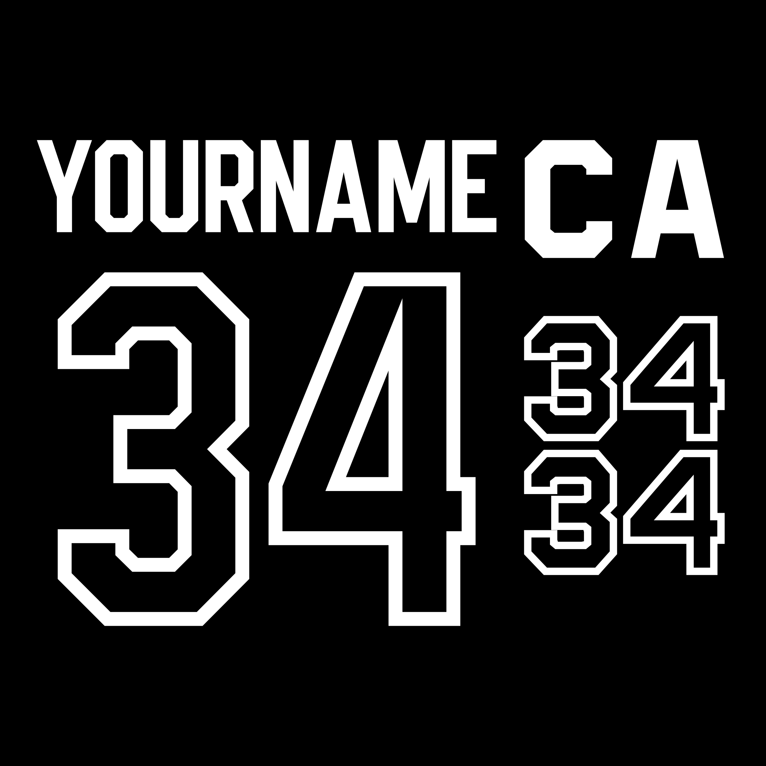 Toronto Maple Leafs 2021-25 Black Jersey Lettering Kit