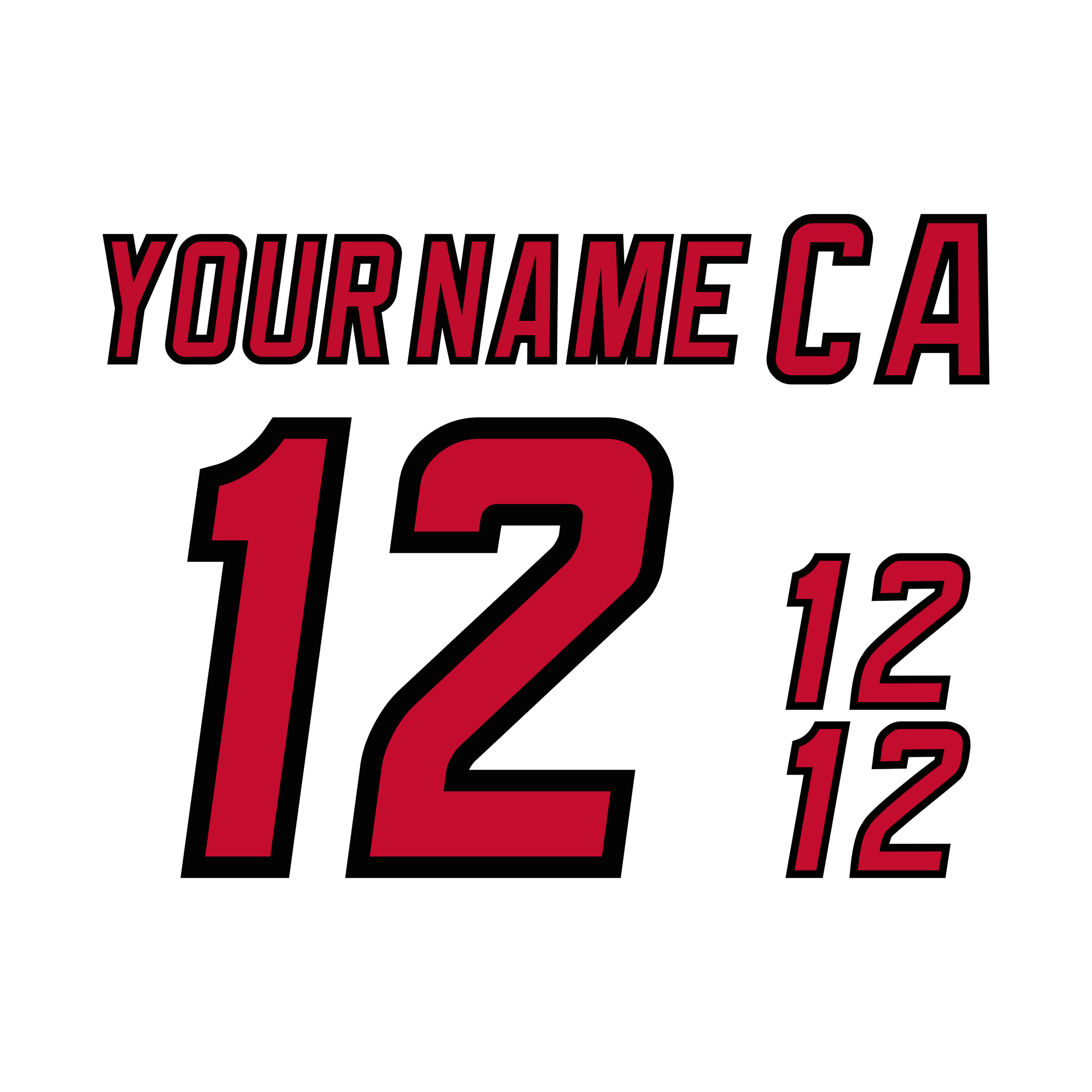 Carolina Hurricanes 2000-13 White Jersey Lettering Kit