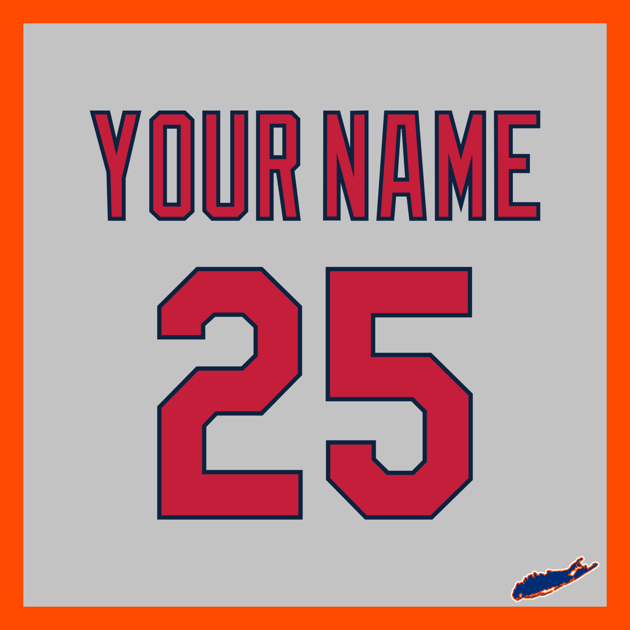 St. Louis Cardinals Custom Lettering Kit for 1992-96 Road Jersey ...