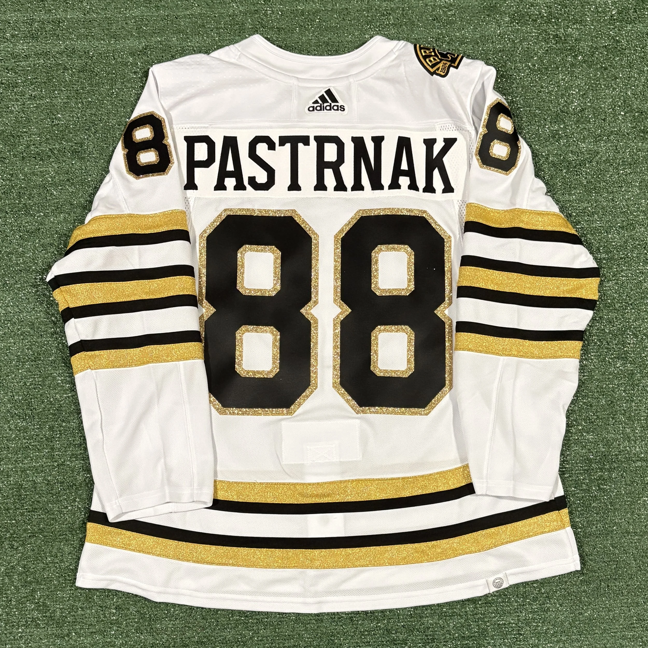 David Pastrnak Boston Bruins Adidas Primegreen 2023-24 Jersey Size 50