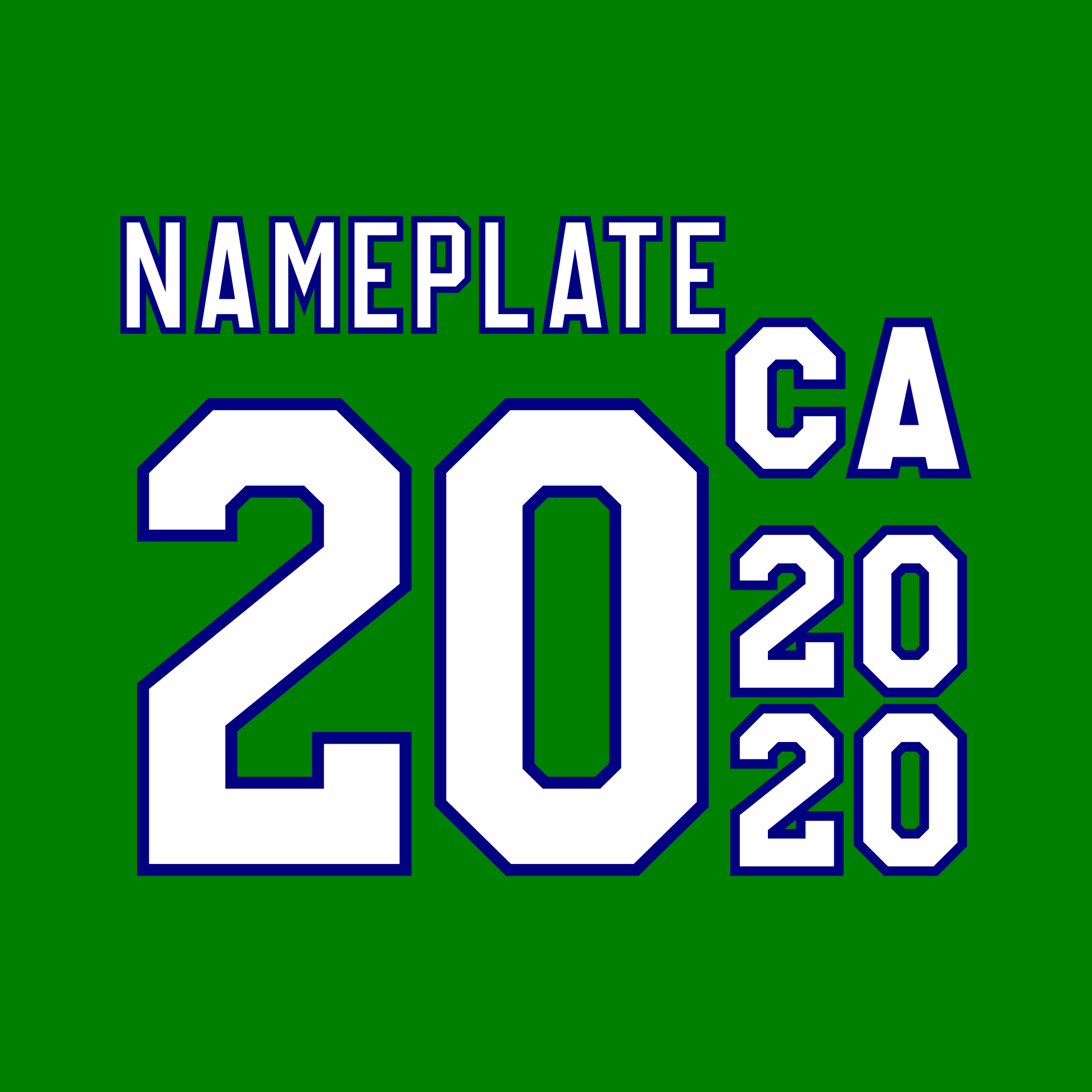 Carolina Hurricanes 2018-23 Whalers Jersey Lettering Kit