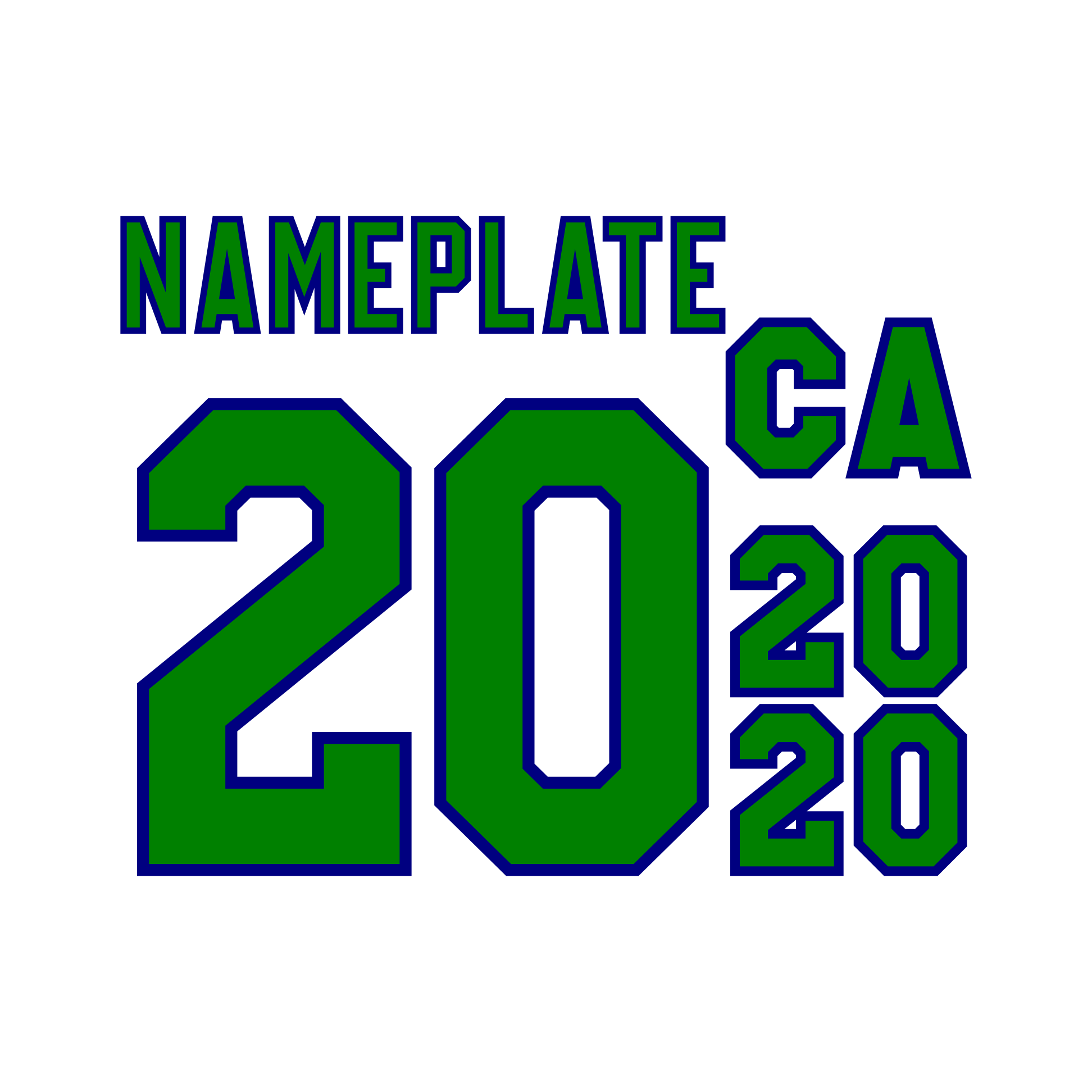 Carolina Hurricanes 2024-Present Whalers Jersey Lettering Kit