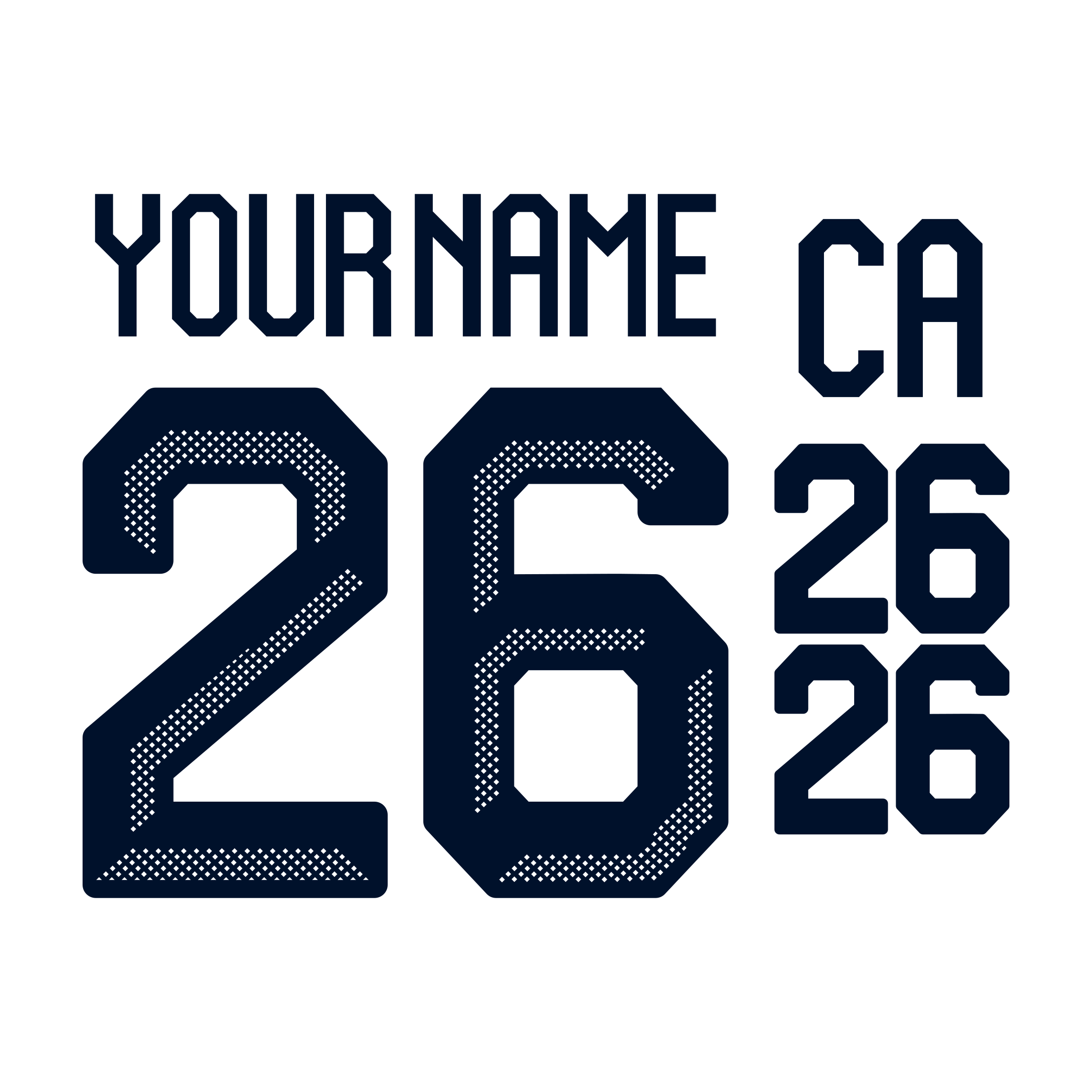 Team Finland 2026 Olympics White Jersey Lettering Kit