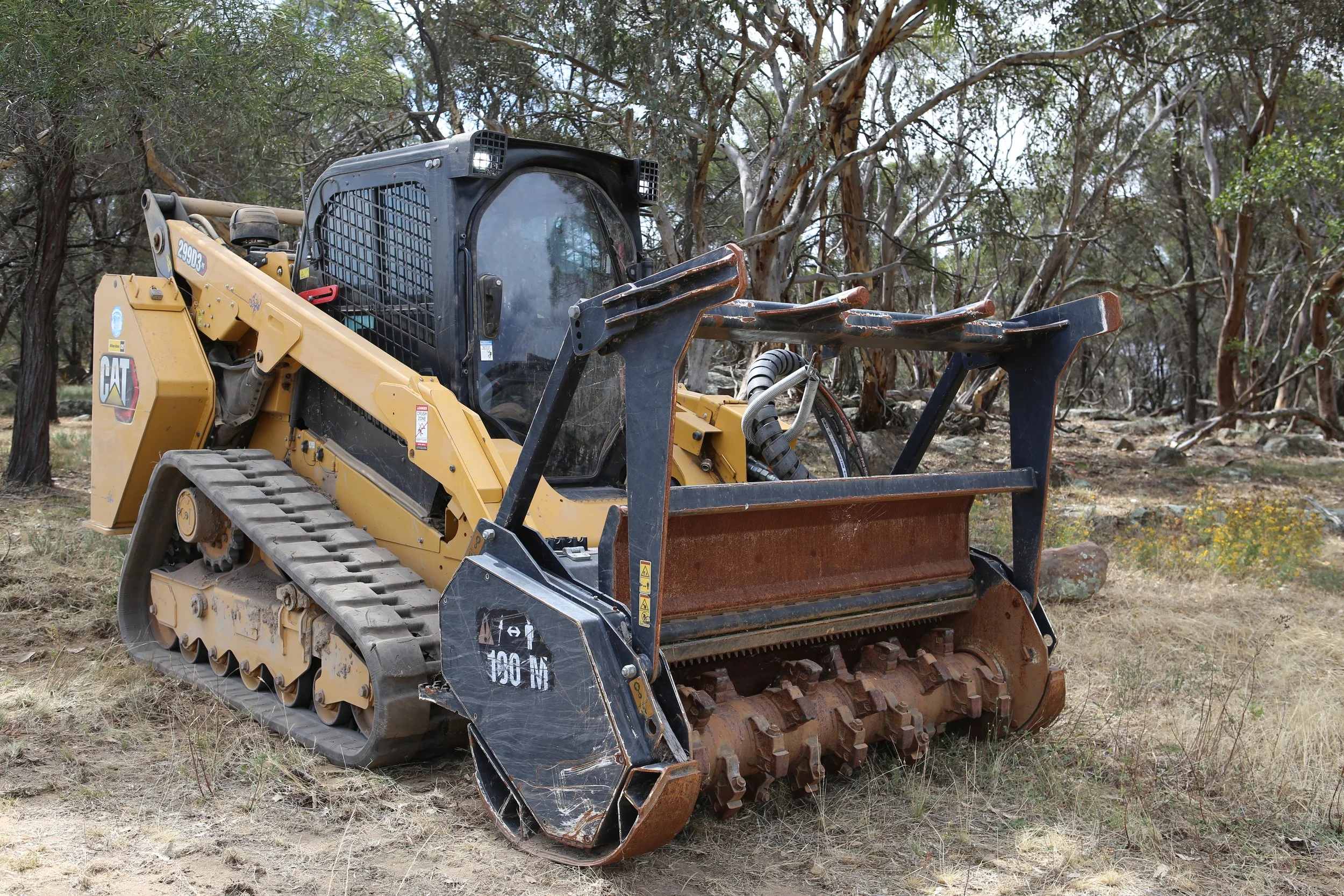 Forestry Mulcher: Handles dense vegetation and undergrowth with ease.