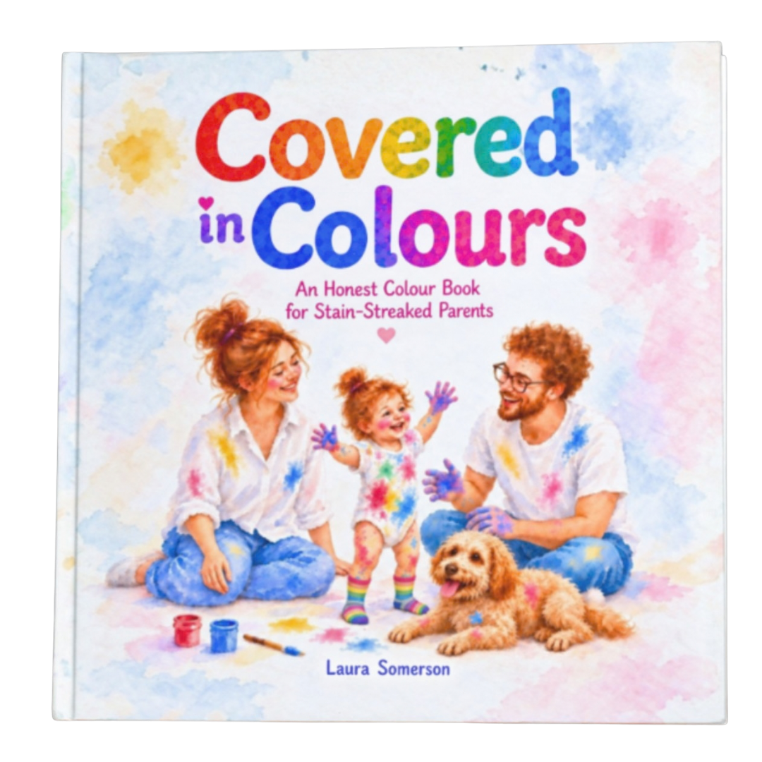 Covered in Colours Hardback Book Cover