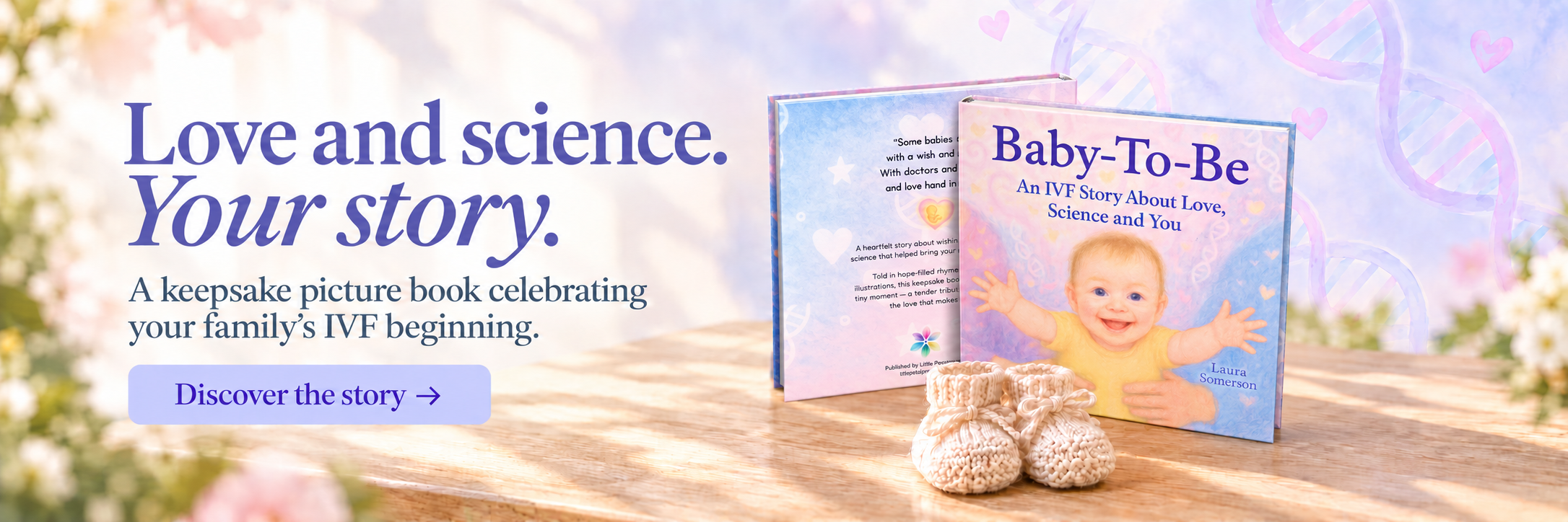 Baby-To-Be children's picture book. Love and science. Your story. 