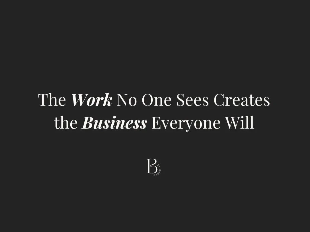 The Work No One Sees: Why We’re Talking About the Wrong Side of Business