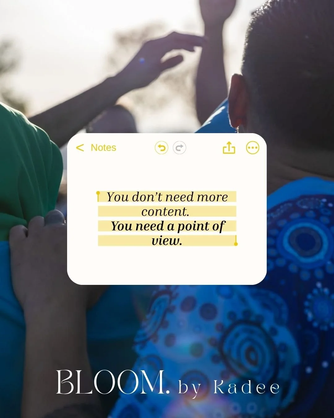 You Don’t Need More Content. You Need a Point of View.