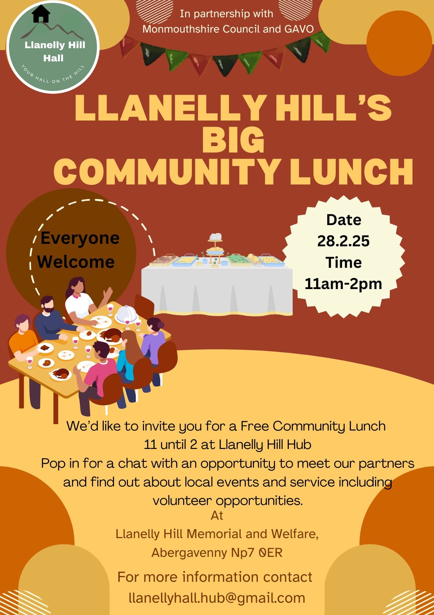 Big Community Lunch - Cinio Cymunedol Mawr