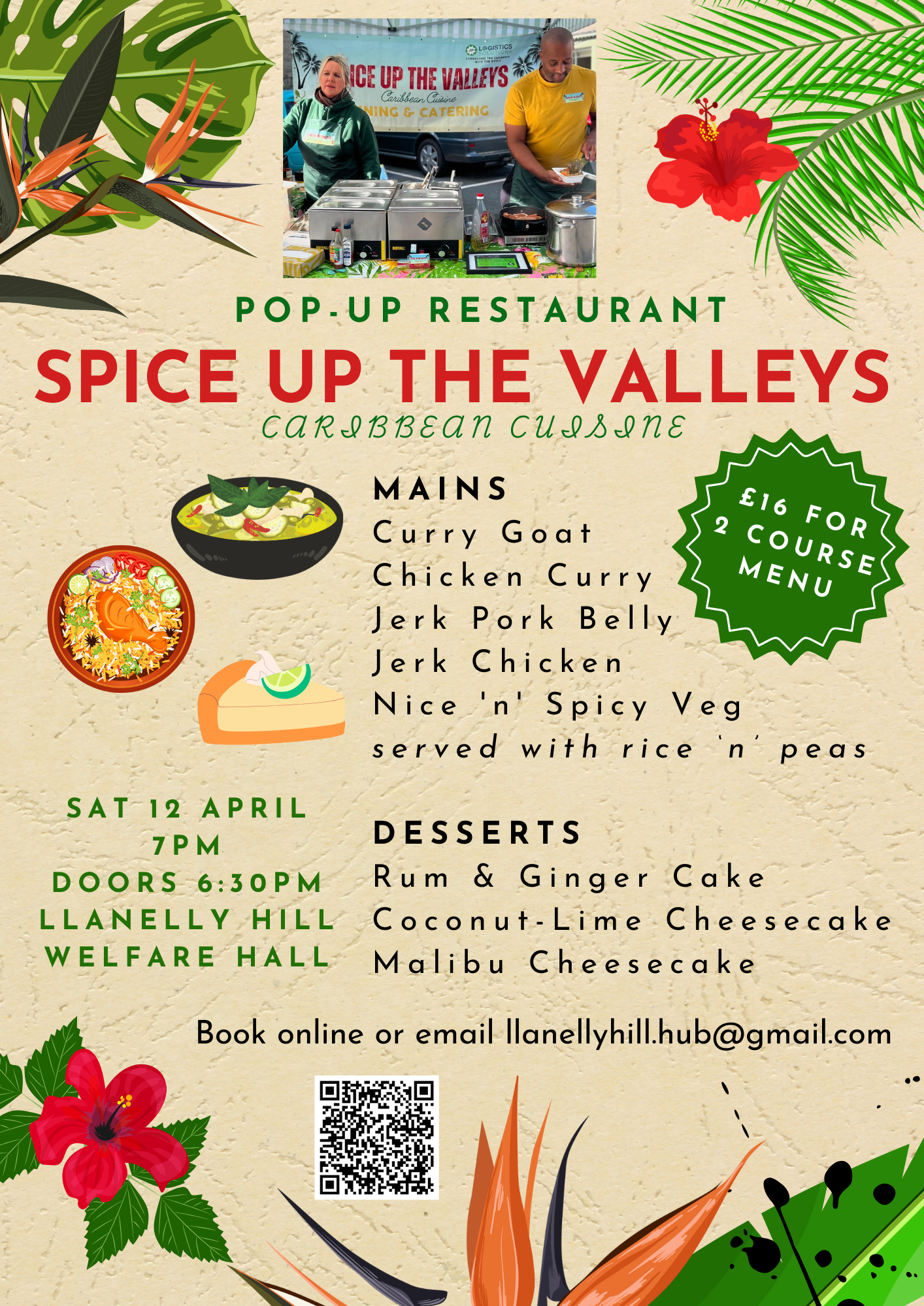 Spice Up The Valleys - Pop Up Restaurant
