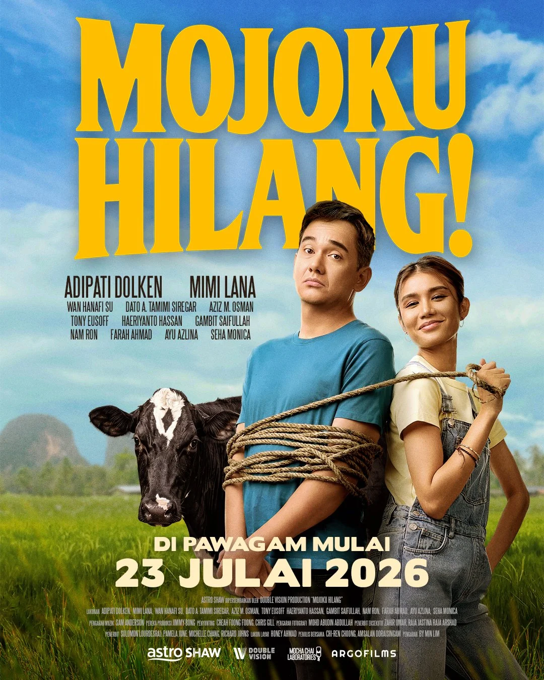 Mojoku Hilang, Finding Mojo

Adi, a corporate climber at Moo Magic Farms who turns a distinctive cow named Mojo into a viral sensation while pursuing aggressive rural farm acquisitions. His plans take an unexpected turn when he encounters a resistant