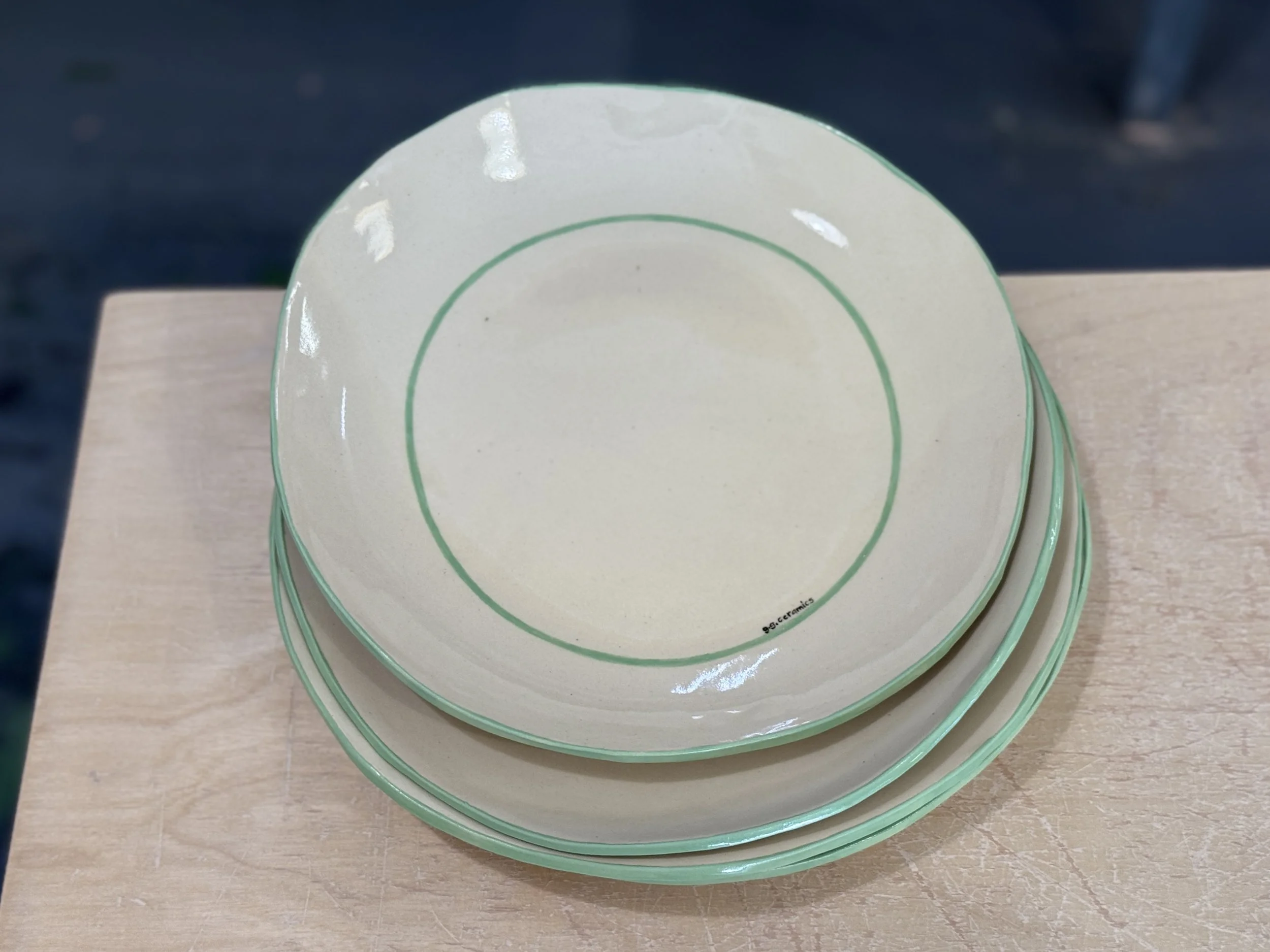 signature plates (set of four)