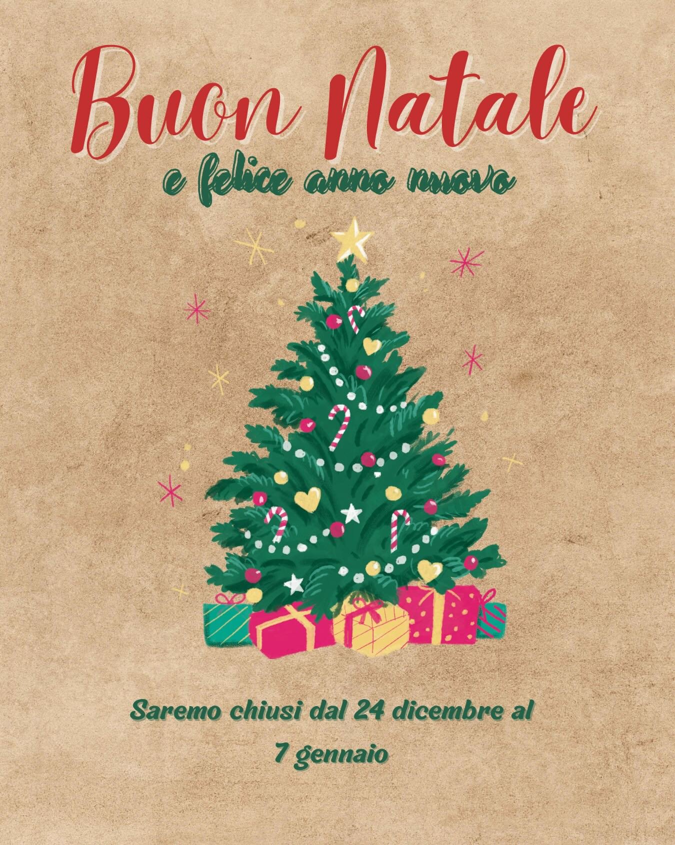 Buon Natale! Ci prendiamo una piccola pausa e torniamo presto, felici di rivedervi. 🥂🎄