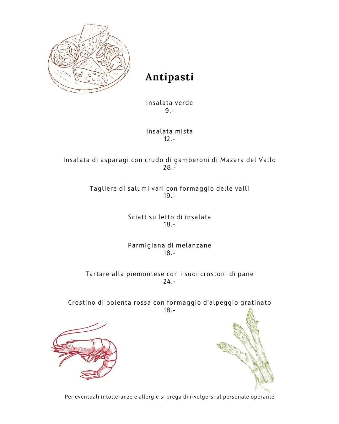 Dall&rsquo;antipasto al dolce, ogni piatto racconta il gusto della tradizione 🍝✨ 
E per i nostri piccoli clienti, proposte pensate apposta per loro 👶🍟 

Ingredienti freschi, sapori autentici, cordialit&agrave; e tanta passione in cucina ❤️ 
In sal