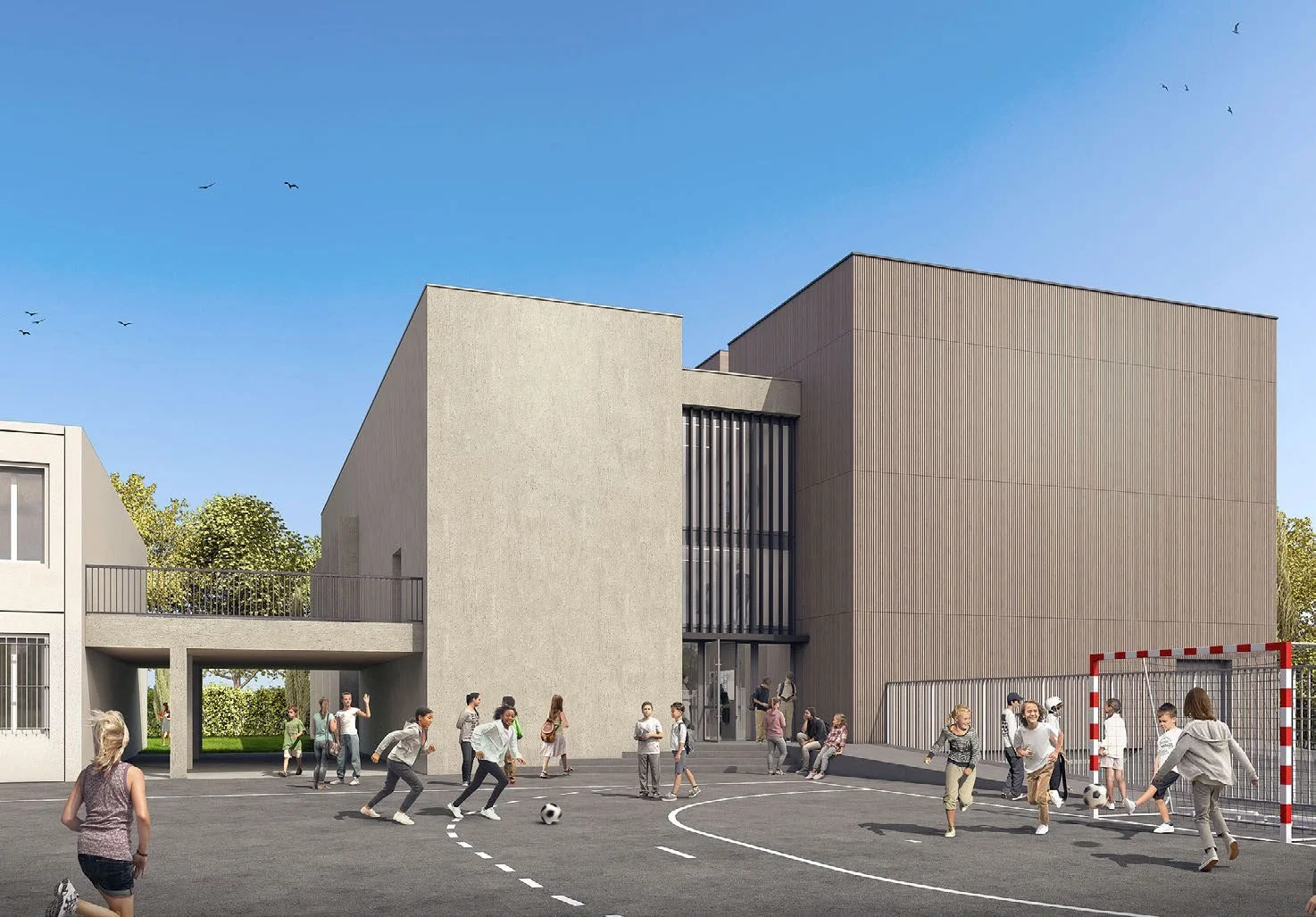 Complexe culturel et sportif - Collège Rocher du Dragon, Aix-en-provence