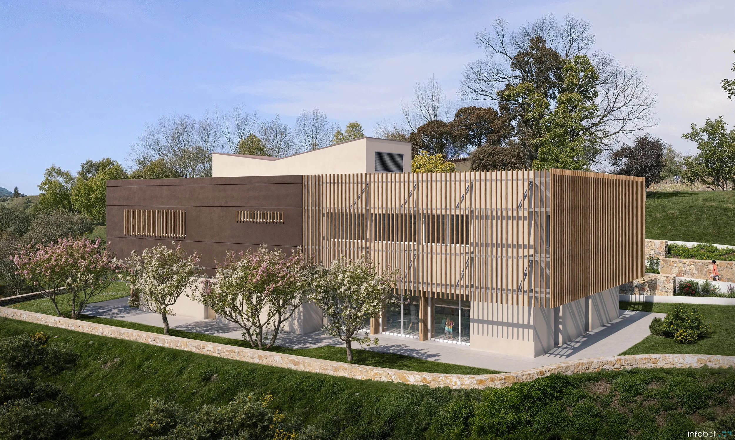 Groupe scolaire, Saint-Paul-en-Forêt