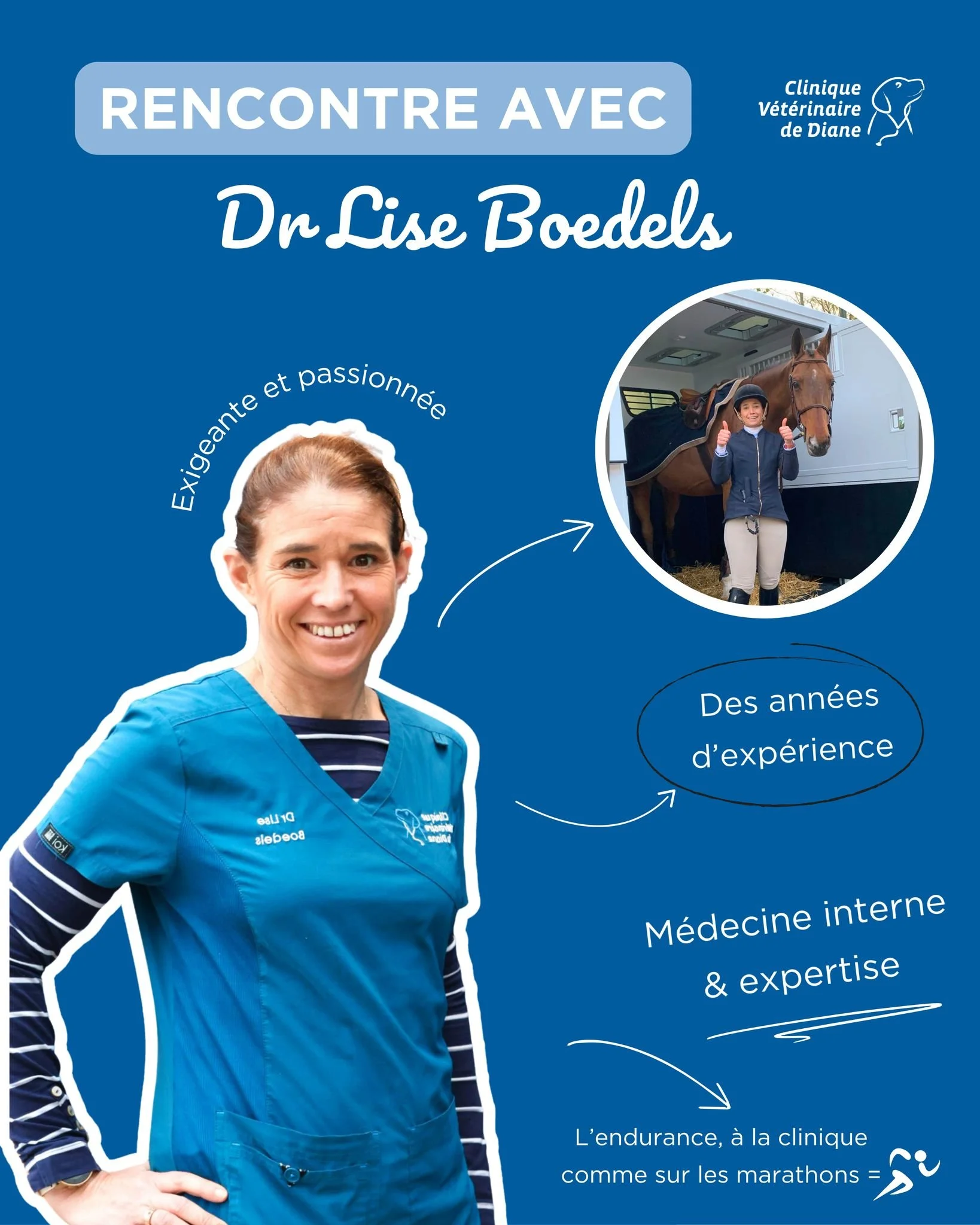 👩&zwj;⚕️ Portrait d&rsquo;&eacute;quipe : &agrave; la rencontre du Dr Lise, fondatrice de la Clinique V&eacute;t&eacute;rinaire de Diane

📸 Passionn&eacute;e, investie et toujours &agrave; l&rsquo;&eacute;coute : le Dr Lise a cofond&eacute; la Clin