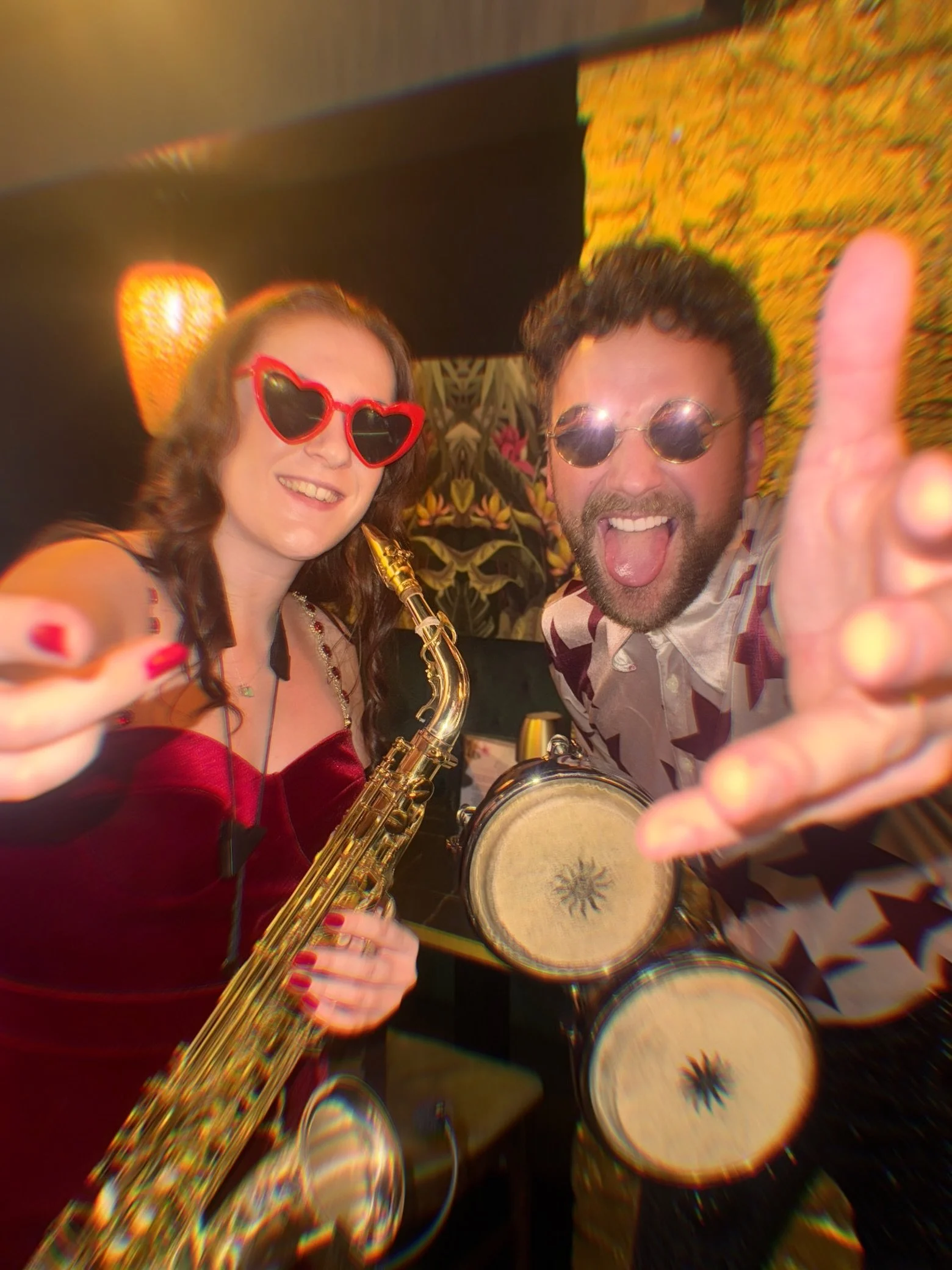 Bring on June 🇨🇾🎷🥁
&bull;
&bull;
&bull;
@tobiripley 
#sax #saxophone #party #abroadwedding #saxplayer