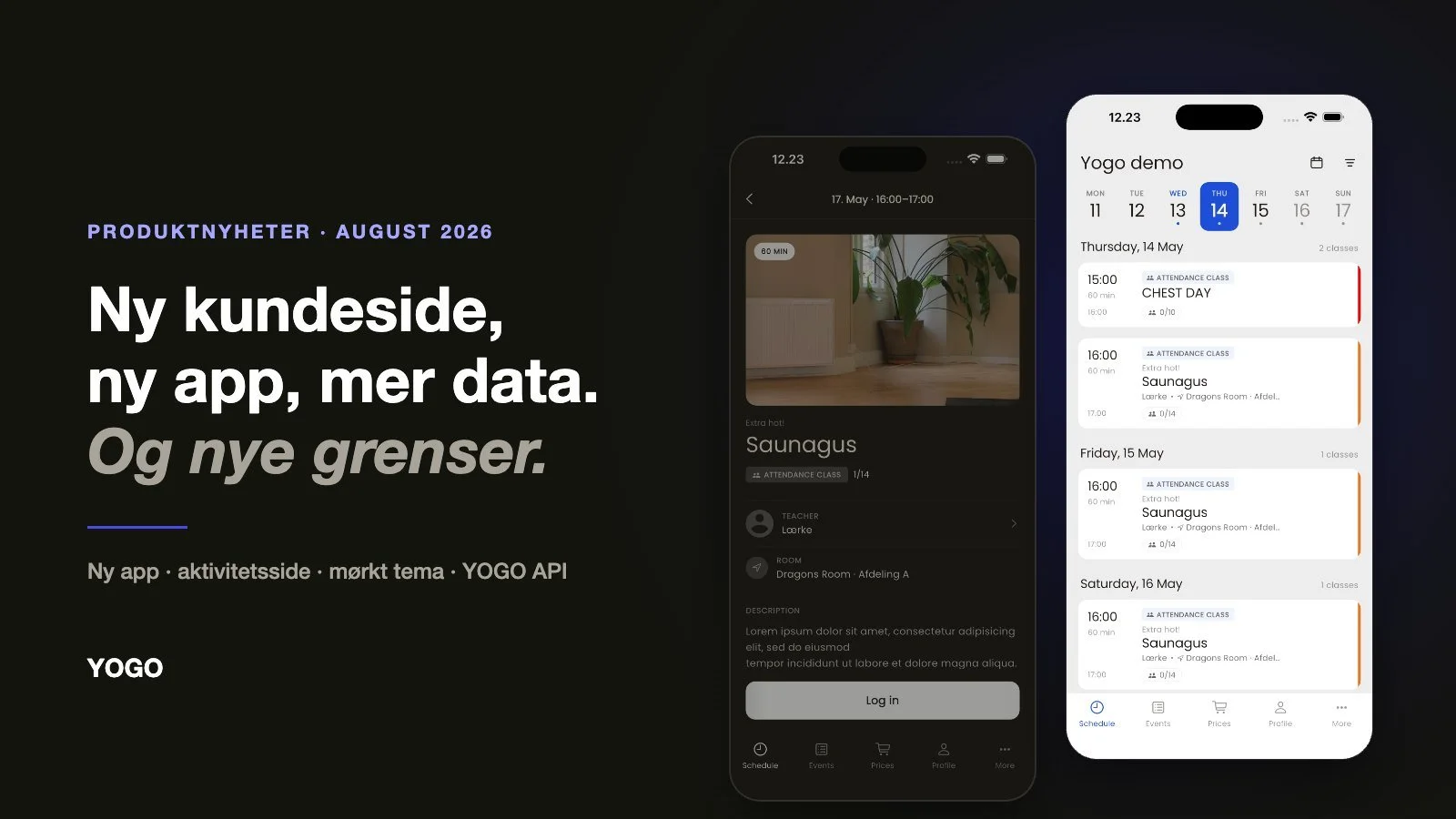 Ny kundeside, ny app, mer data. Og nye grenser.