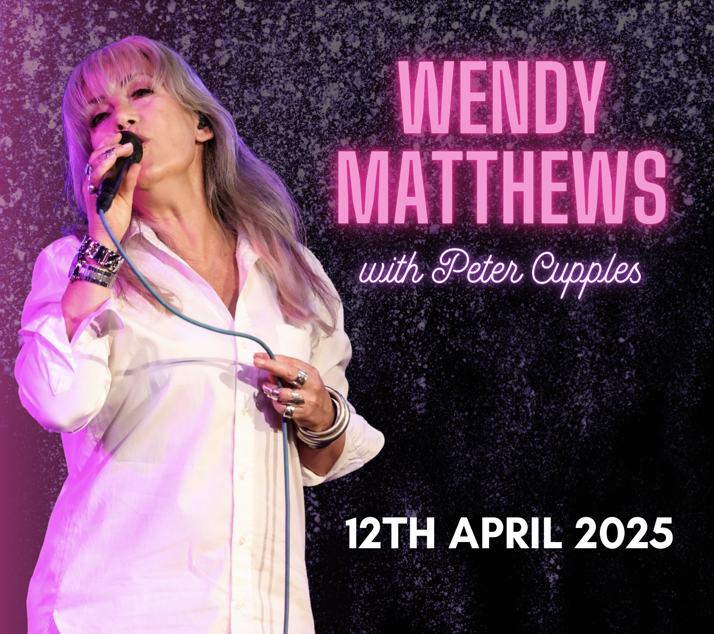 WENDY MATTHEWS | w/ Peter Cupules |
12th April 2025