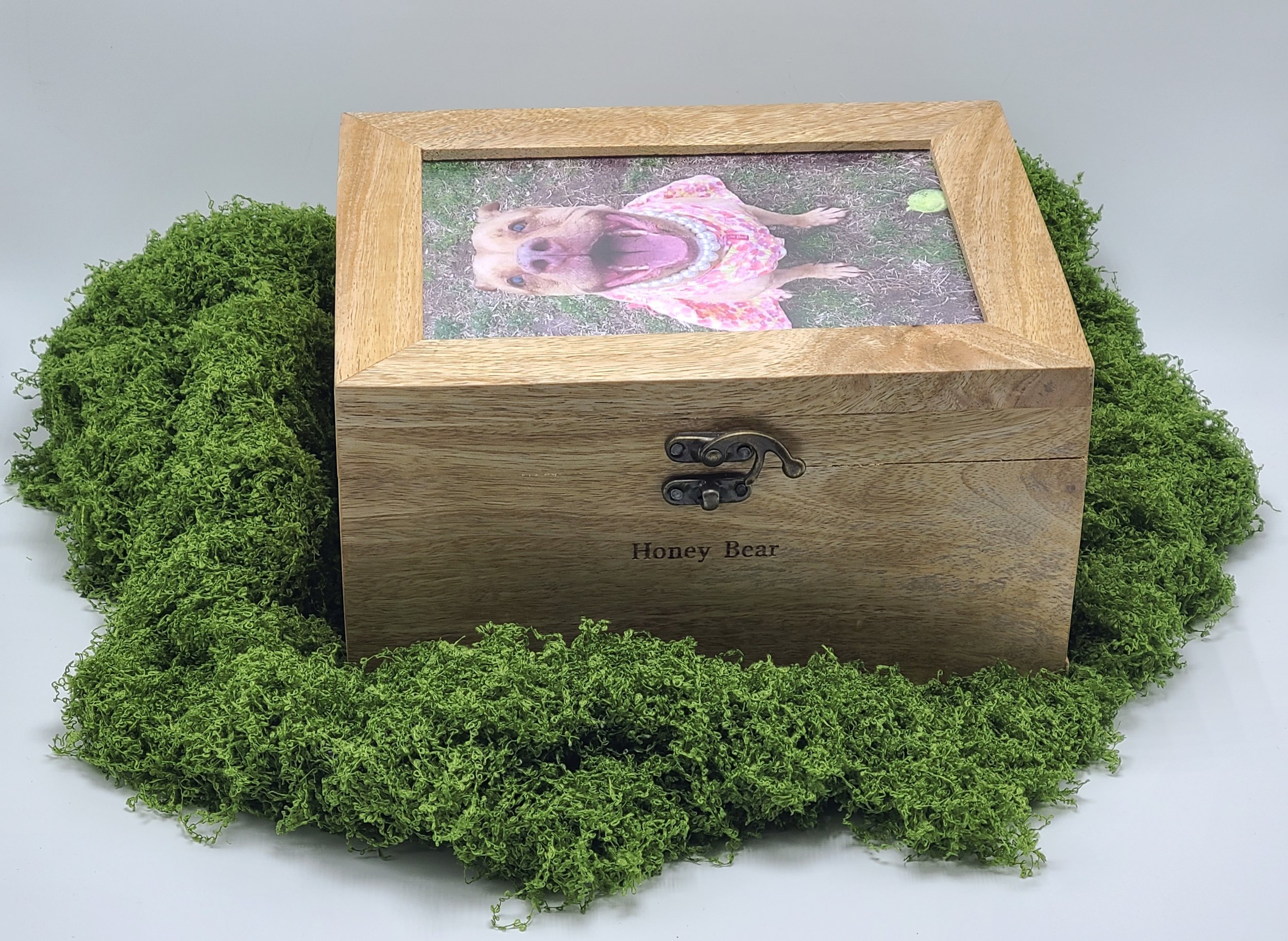 Mango Memory Chest and Photo Urn