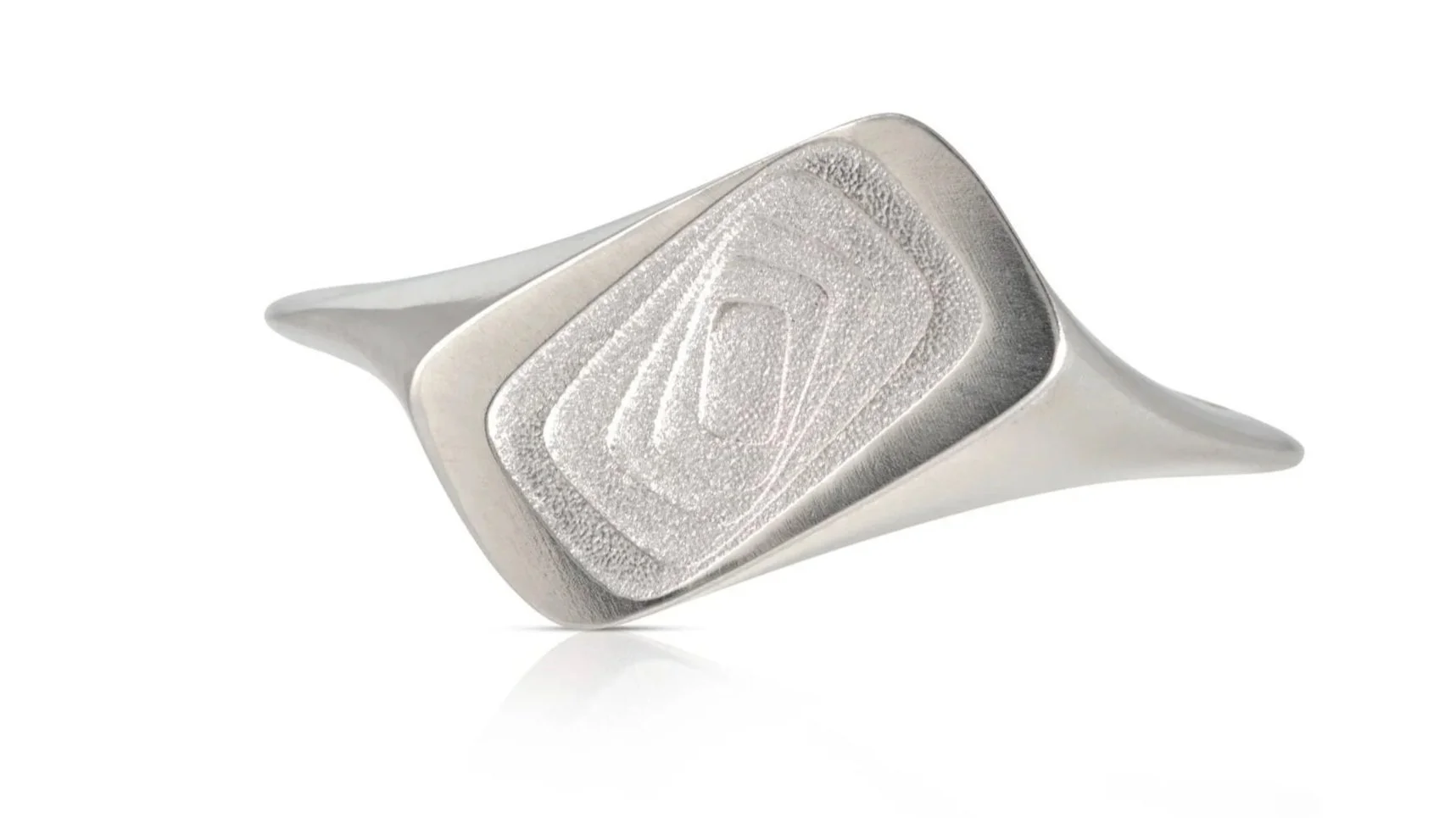 Silver Twisty Minimalist Ring
